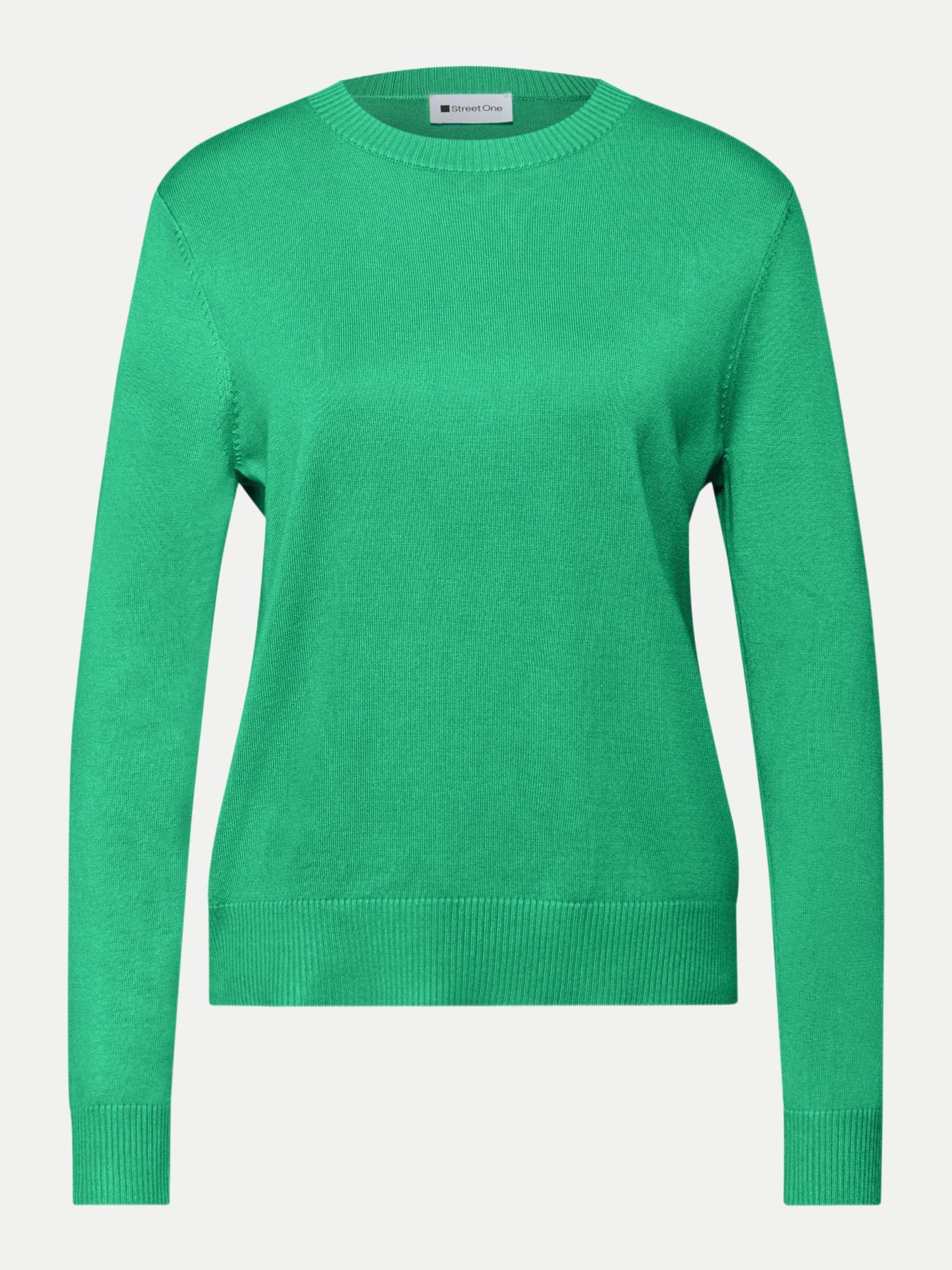 Feinstrickpullover Grün 44