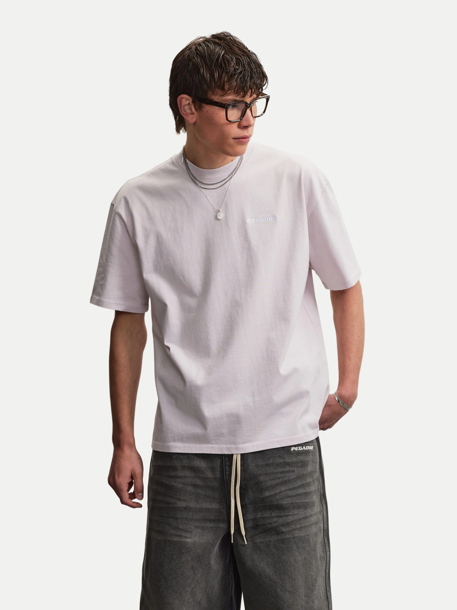 Oversized Basic Shirt Weiß XL