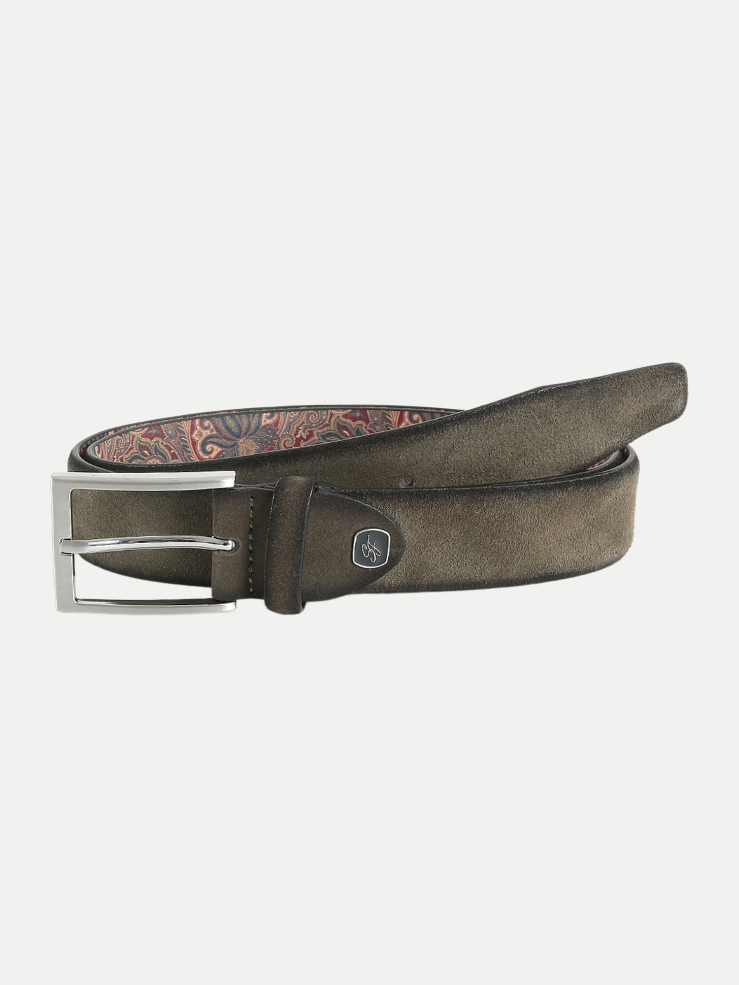 Gürtel mit Wildleder Braun 90