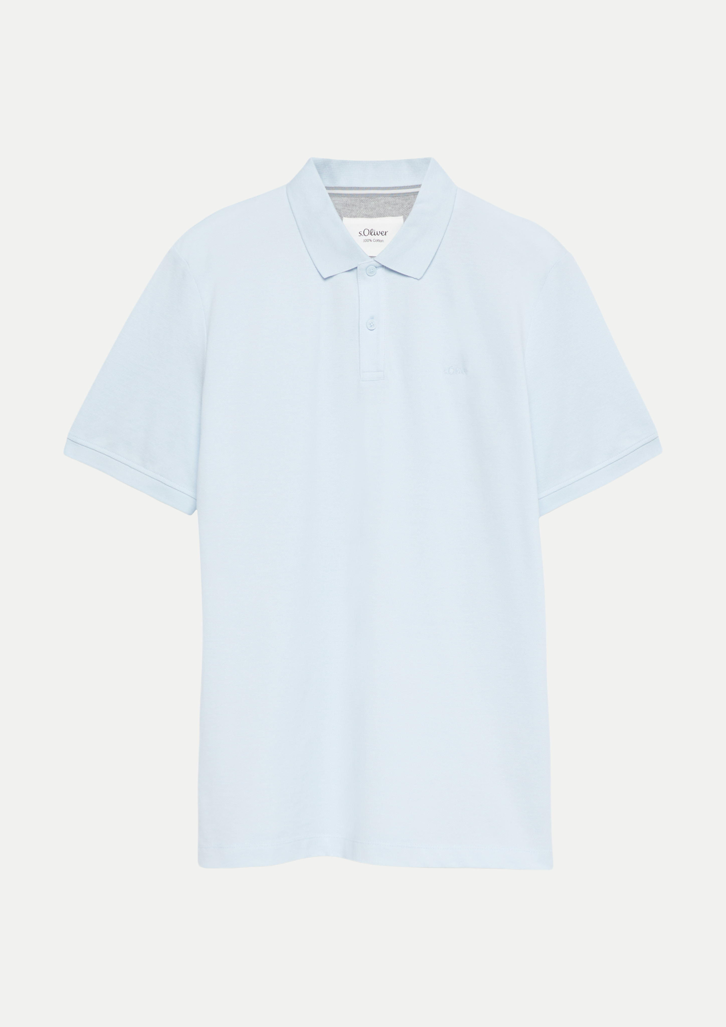 RED LABEL Basic Poloshirt Blau M