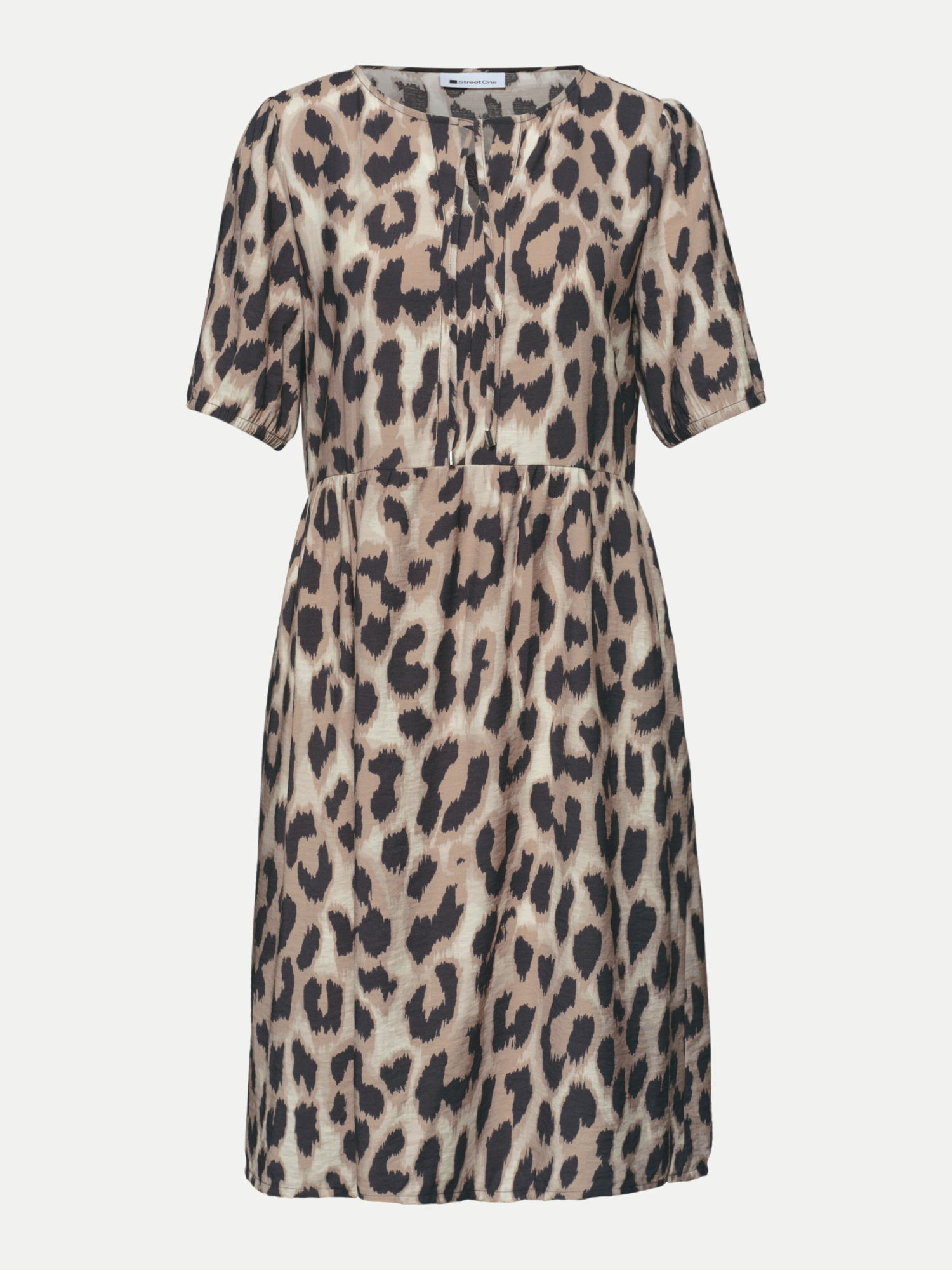Tunika-Kleid Mehrfarbig 44