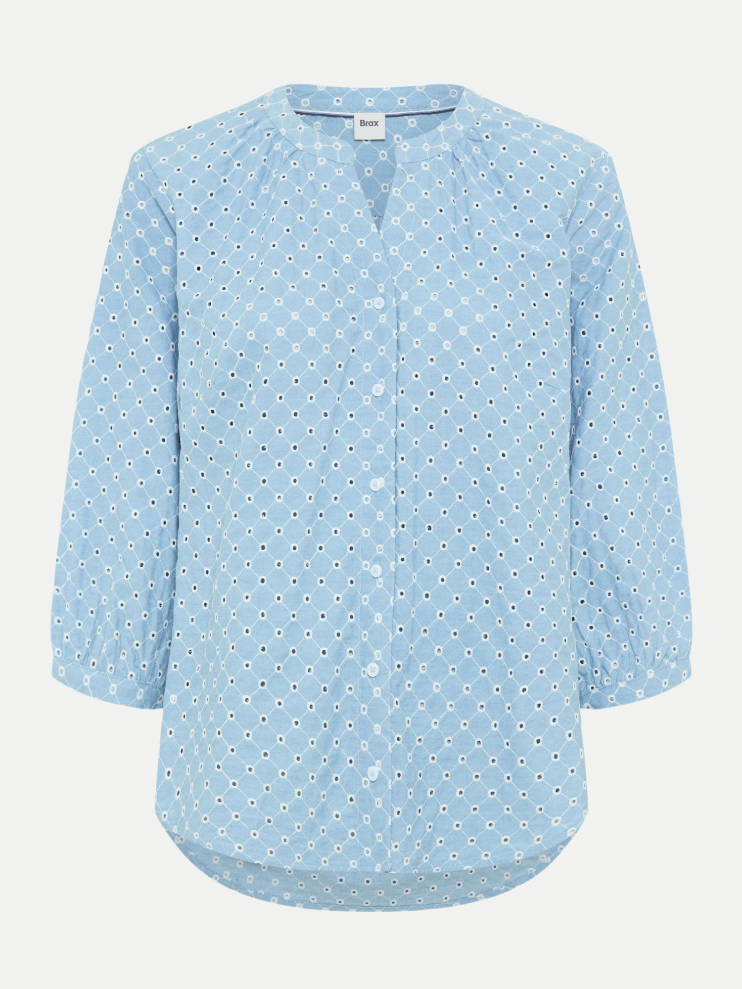 Brax Baumwollbluse Velia Blau 44