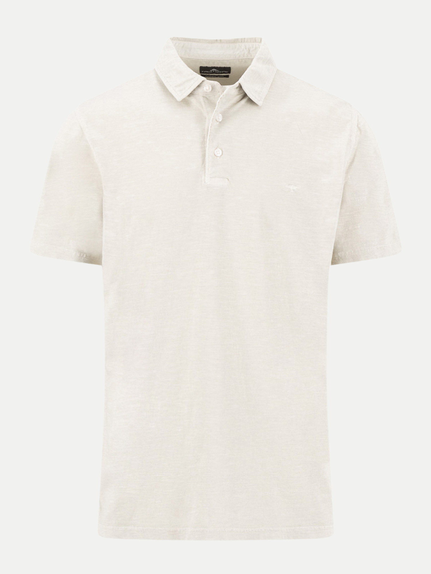 Polo, garment dyed Beige L