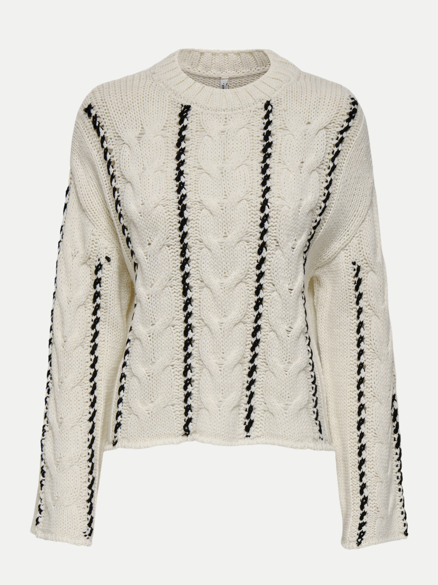 Only Strickpullover Damen Weiß L