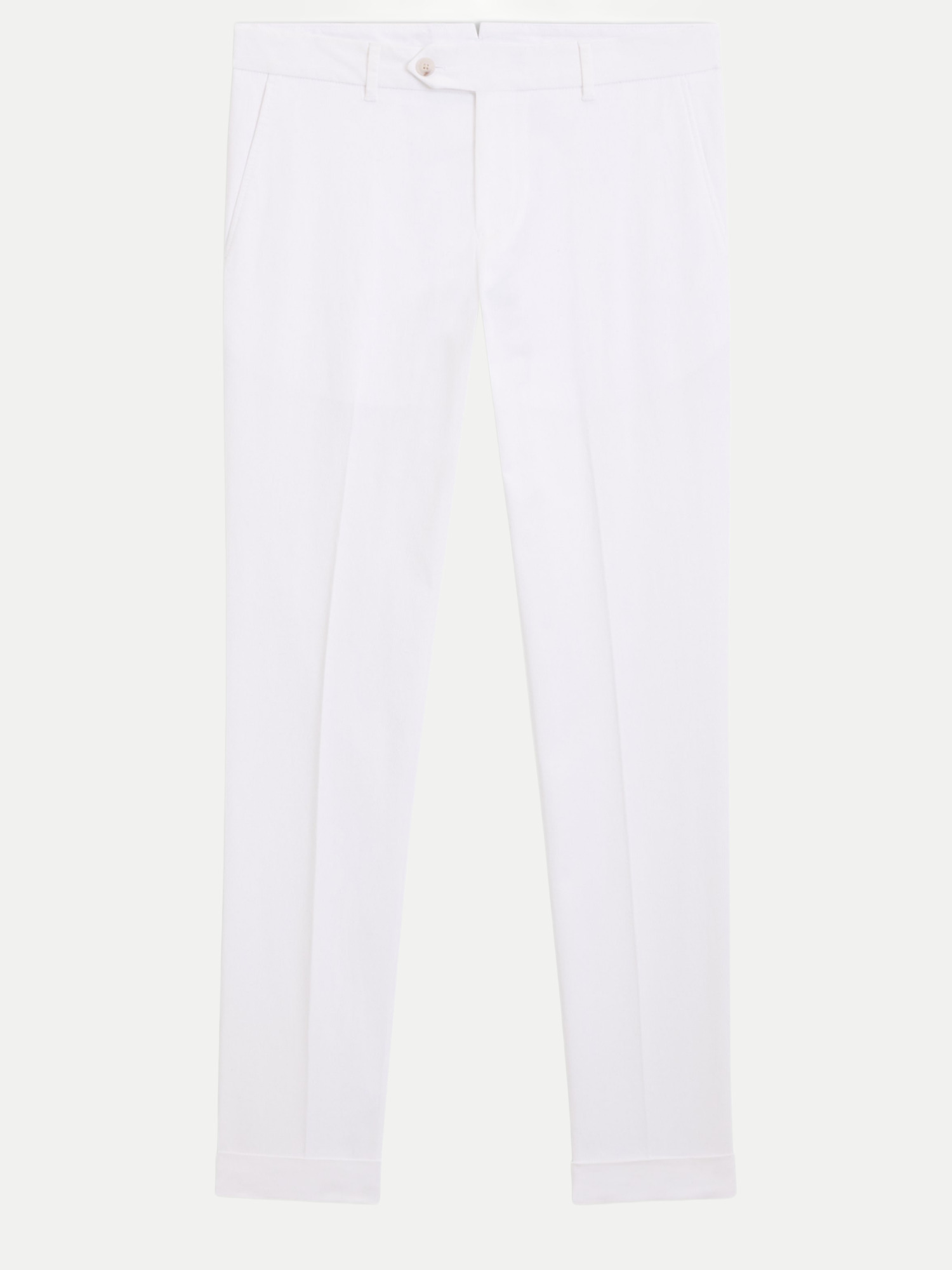 Black Slim-Fit Hose Genius Weiß 46