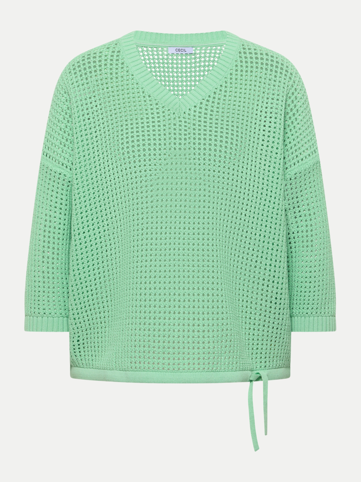 Cecil Pullover Crochet Grün M