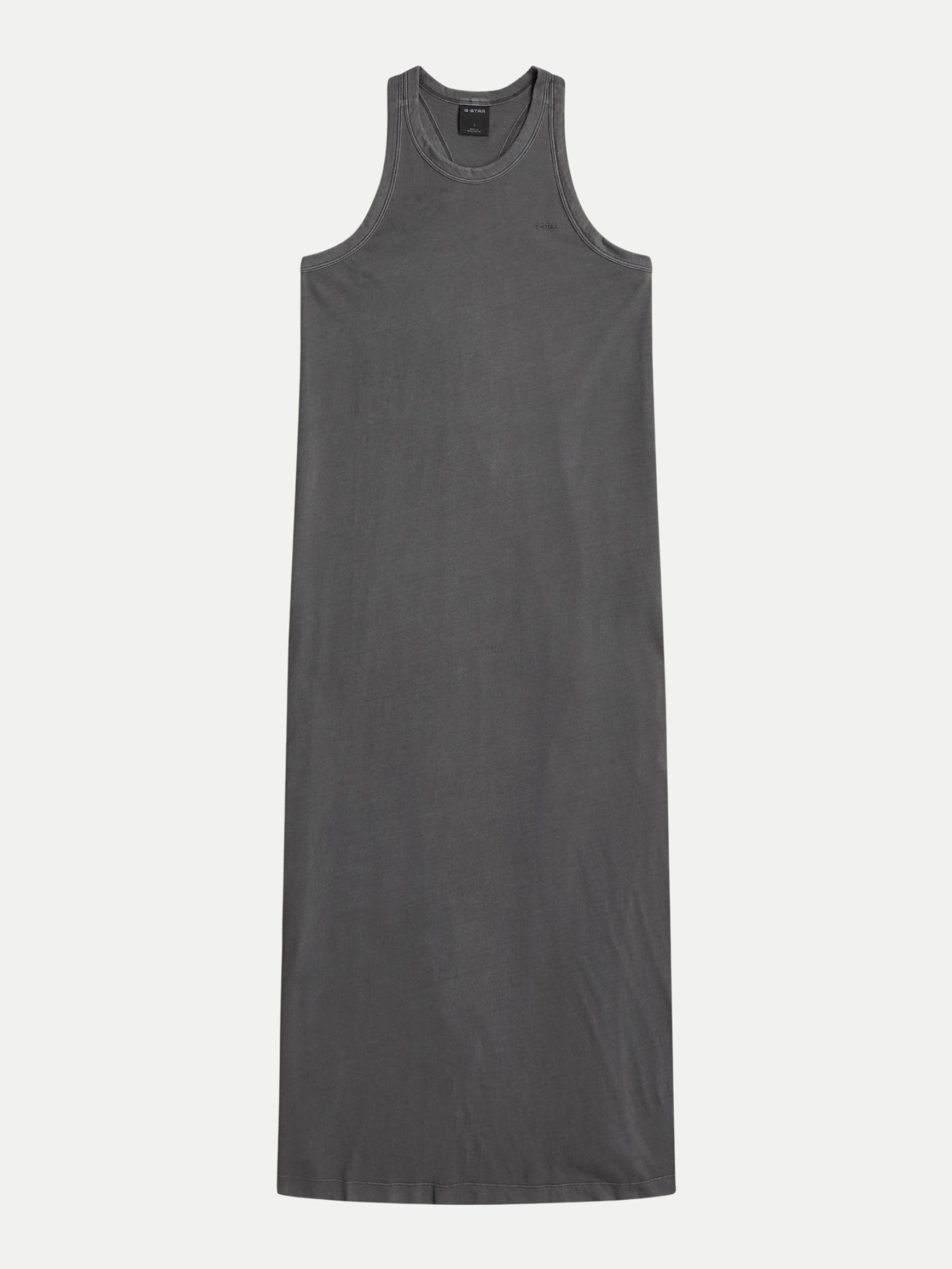 Ärmelloses Maxikleid Grau XS