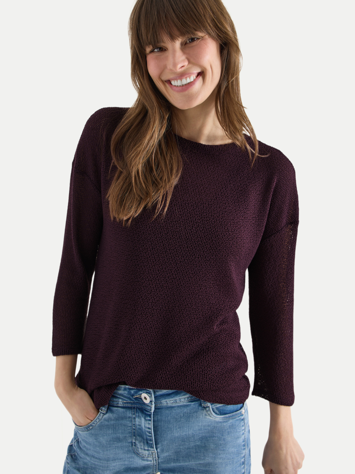 Cecil T-Shirt Violett S