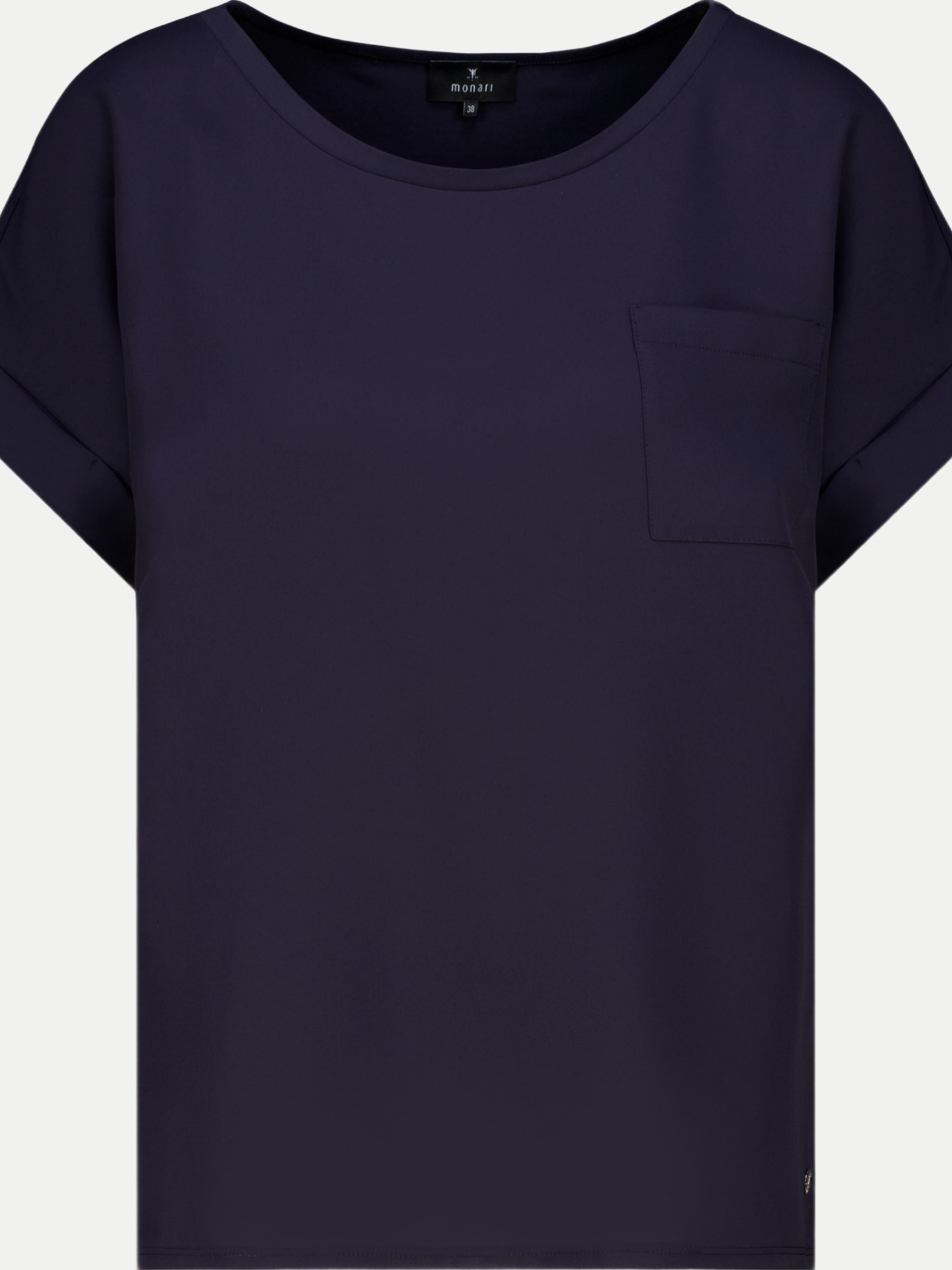 Monari Basic Blusenshirt Blau 40
