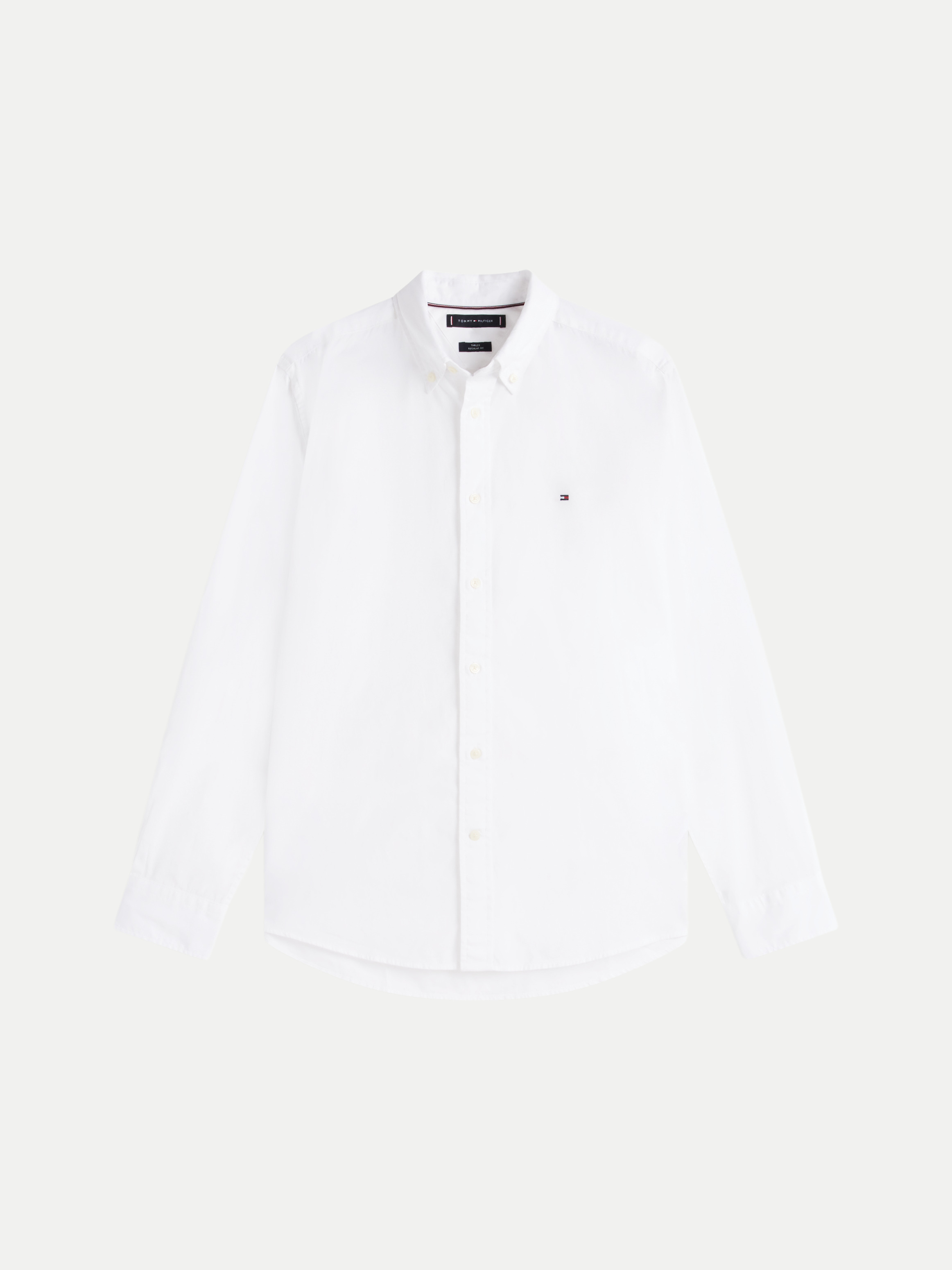 Hemd mit Button-Down Kragen Weiß L