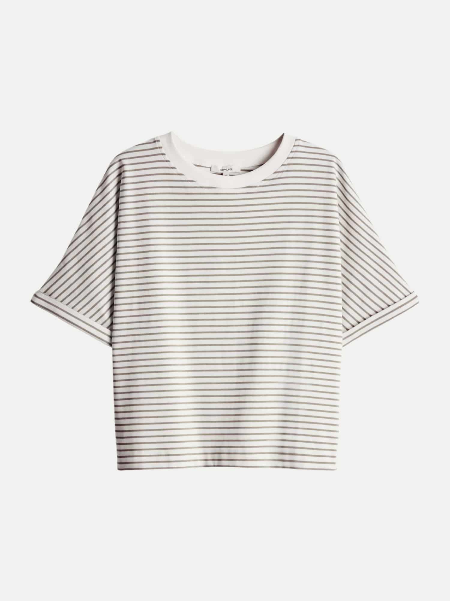 Gestreiftes T-Shirt Sotel Weiß S