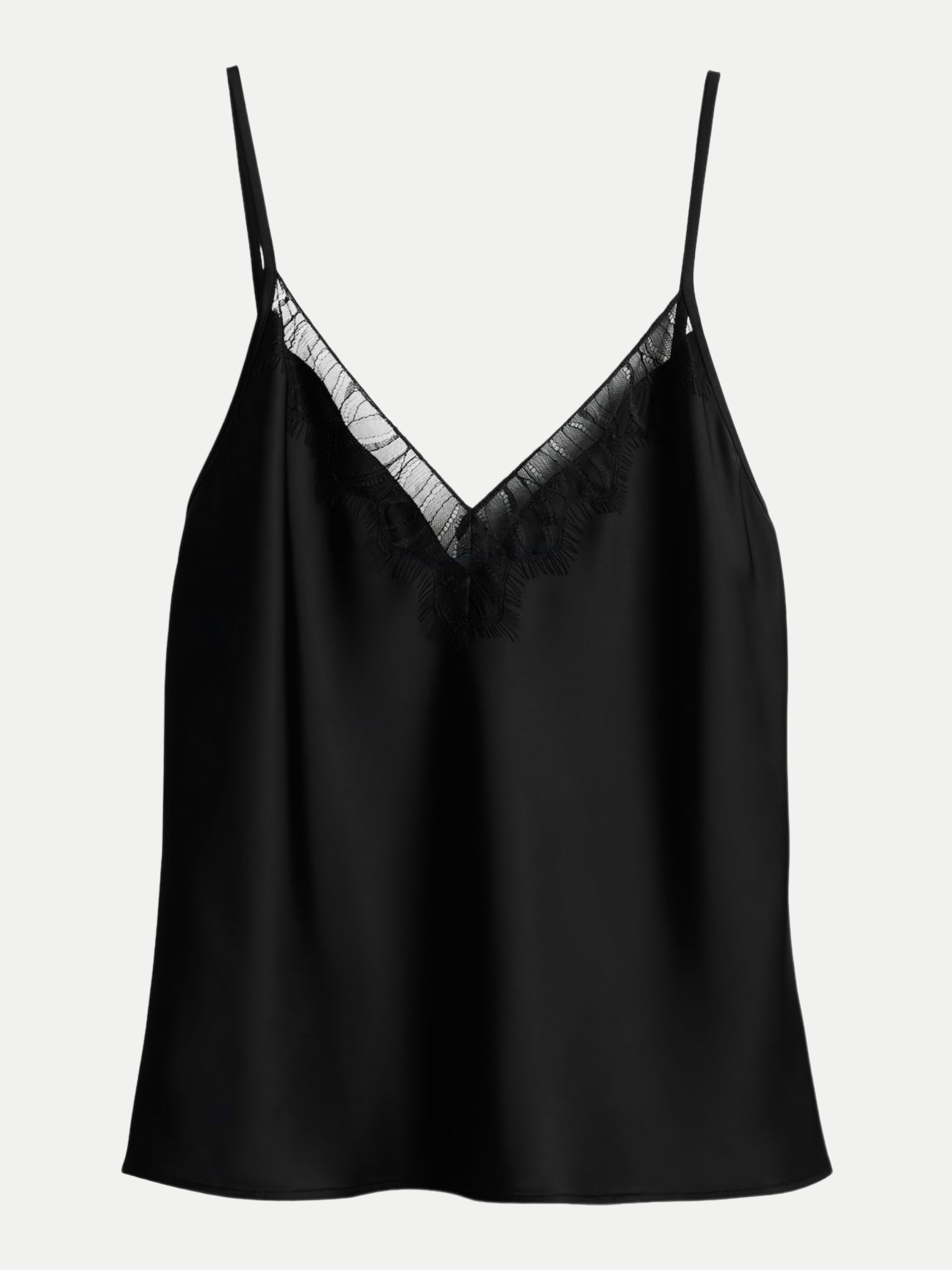 Spitzentop Zabelle Schwarz 38