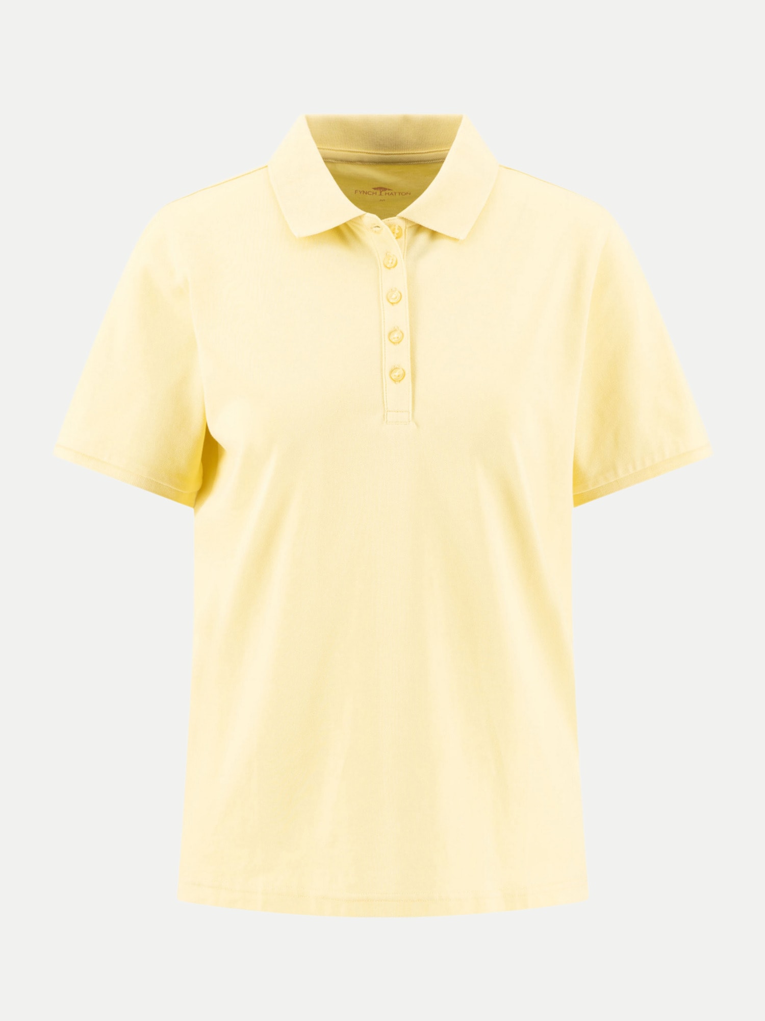 POLOSHIRT 1/2 PIQUE Gelb L