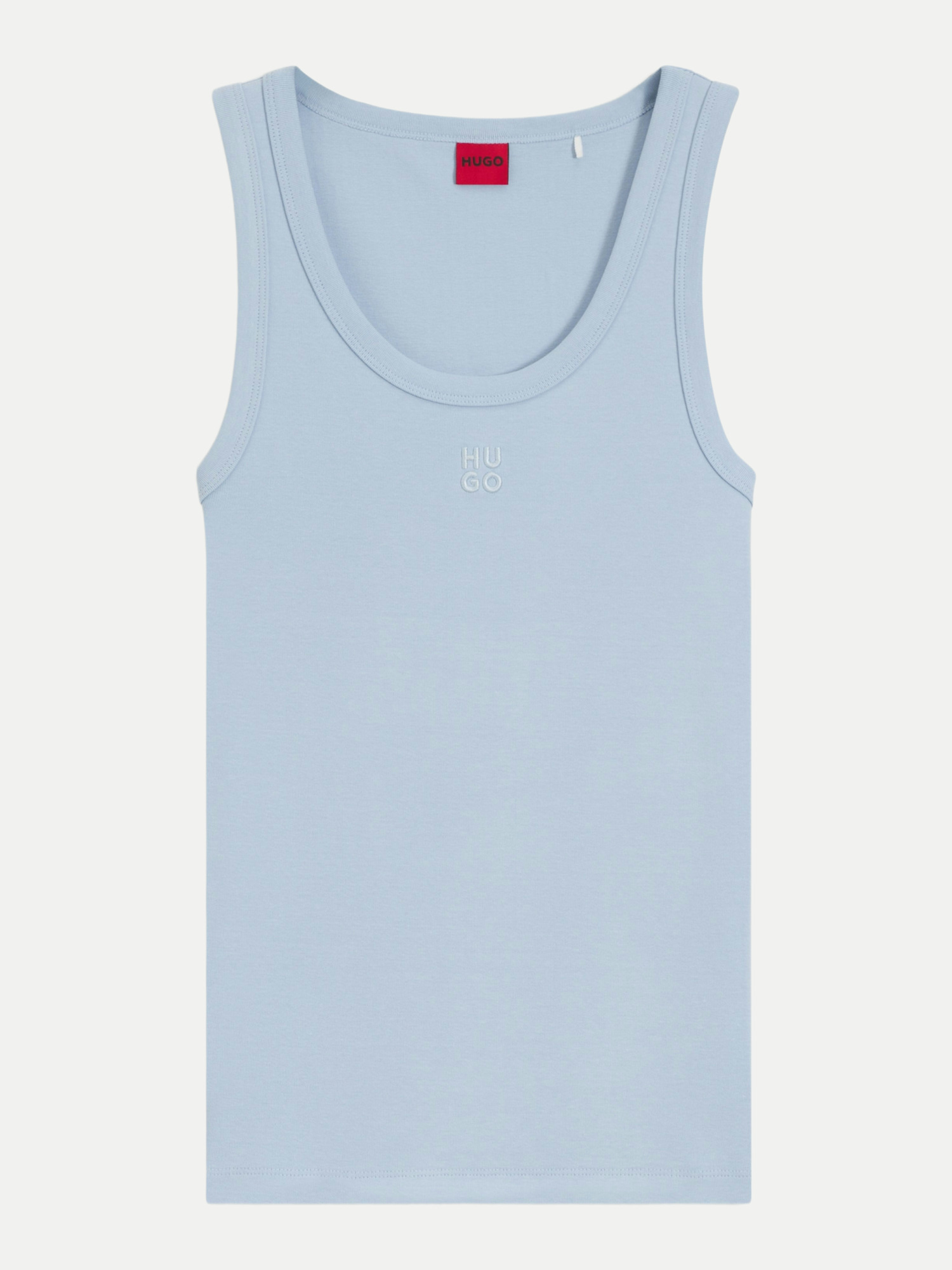 HUGO Tanktop mit Logoprint Blau L