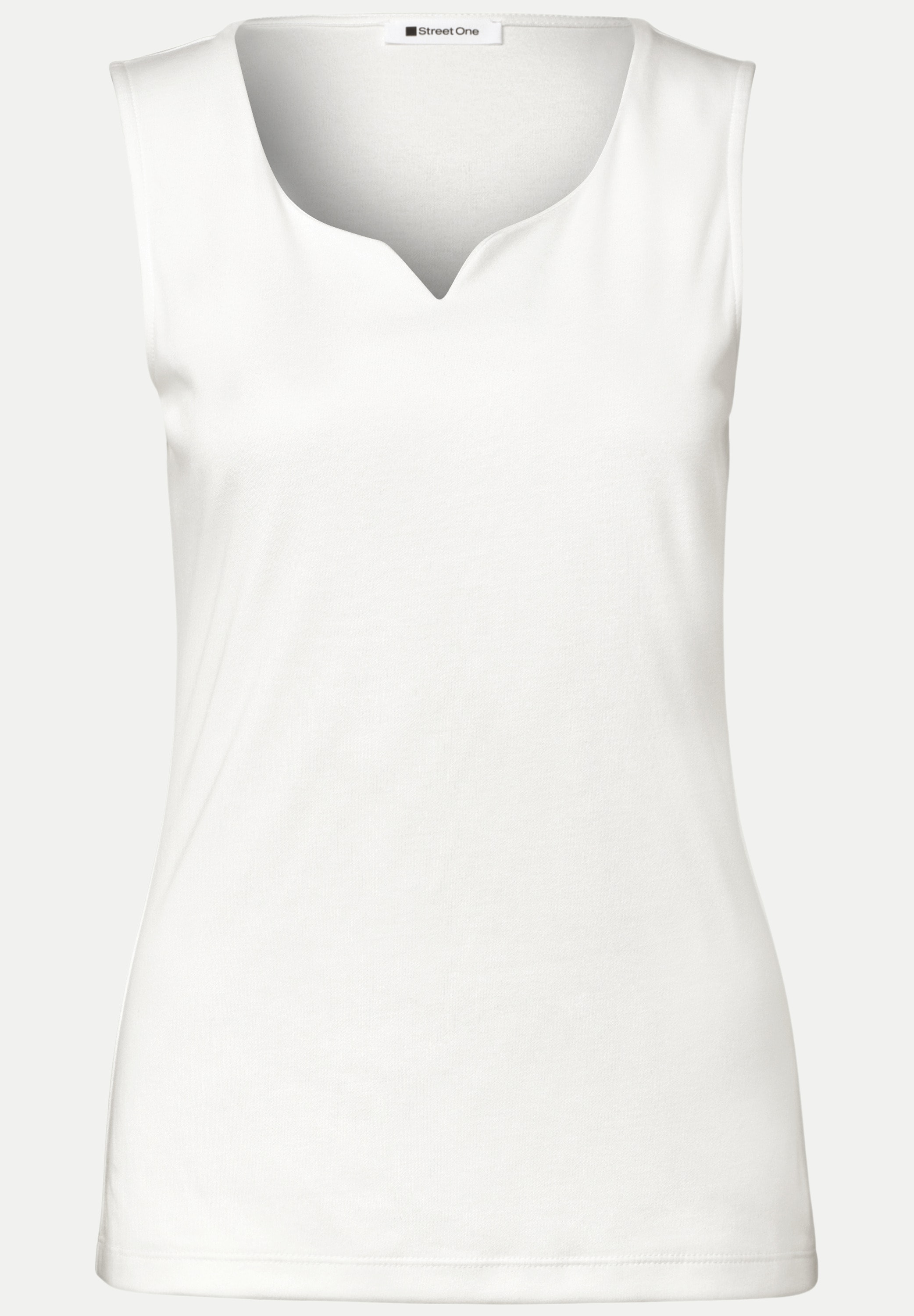 Street One Basic Top Gania Weiß 40