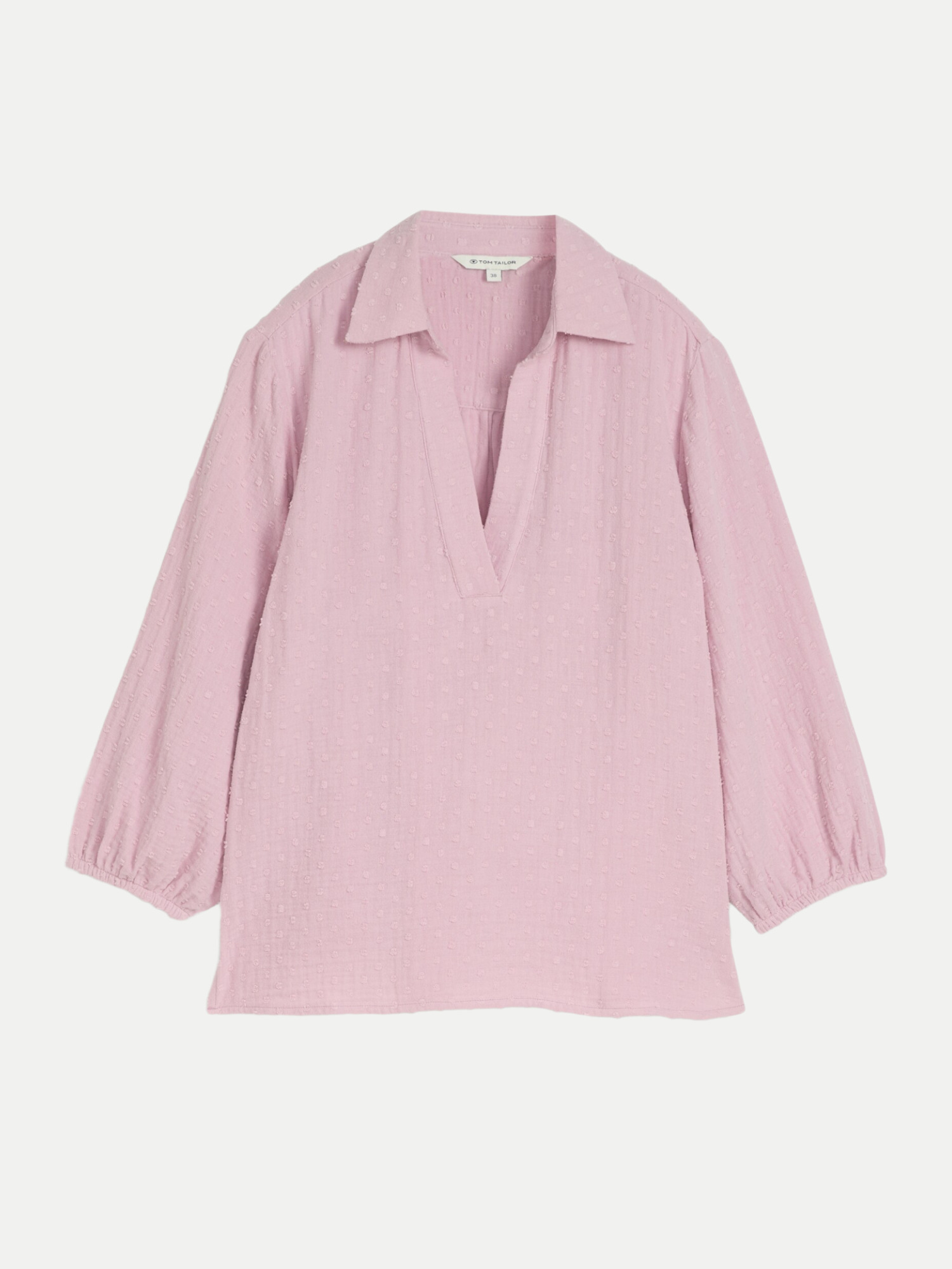 Blouse crinkled with dobby Rosa 38