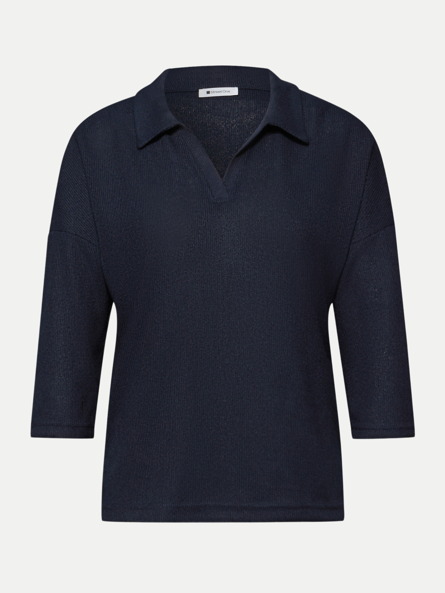 Street One Strick-Polo Blau 38