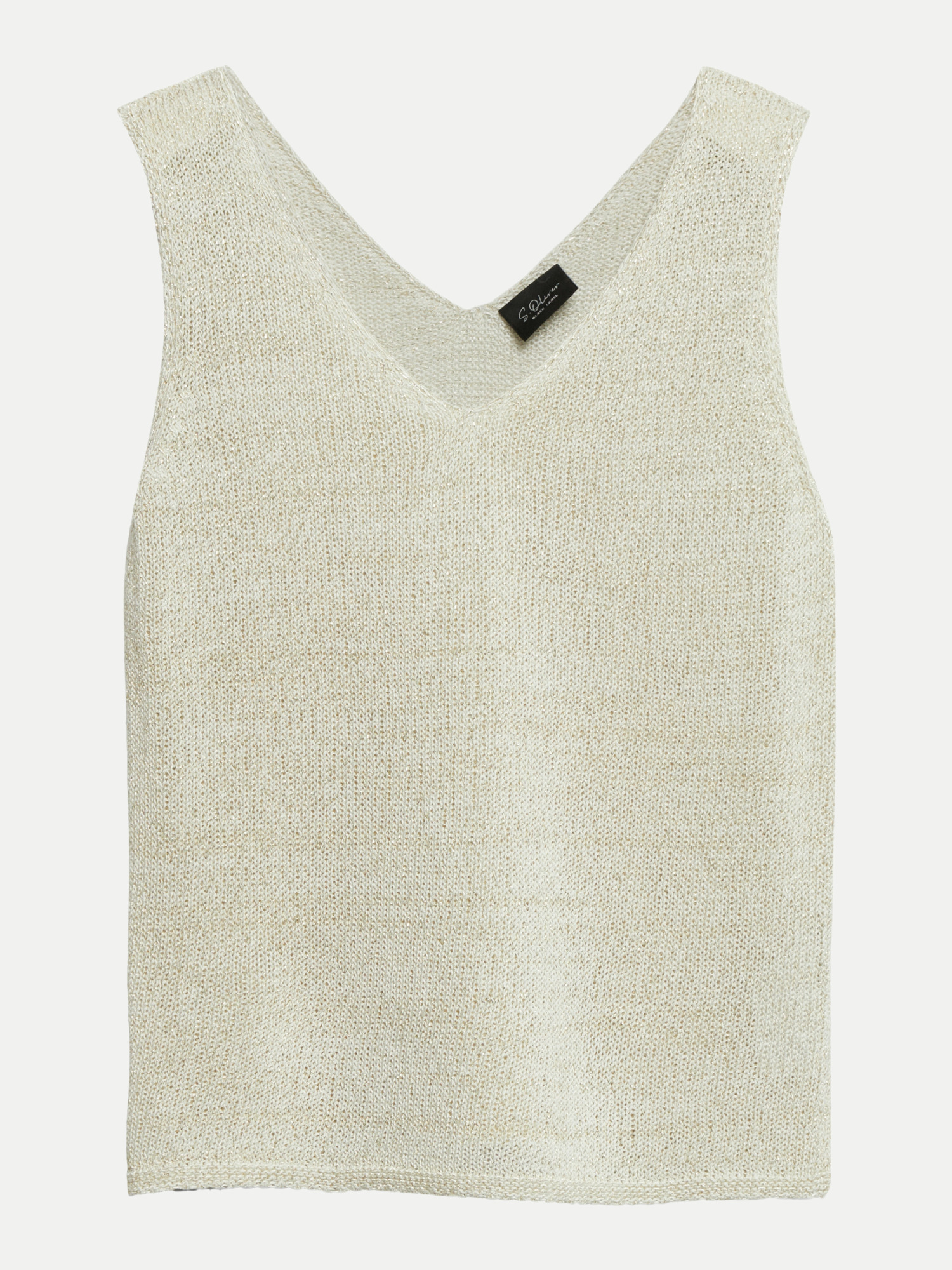 BLACK LABEL Strick-Top Beige 36