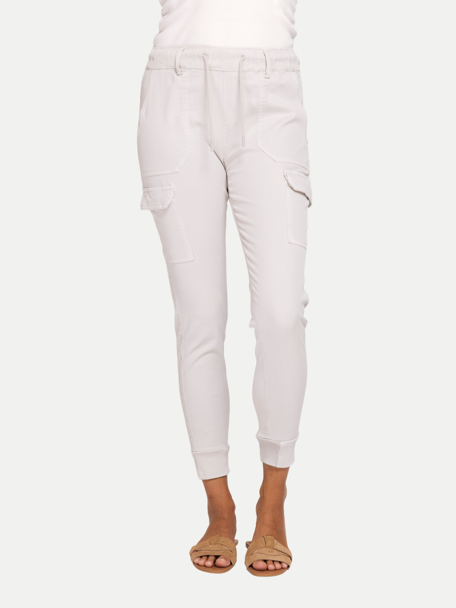 Slim-Fit Hose ZHDAISEY STRIPED Weiß S
