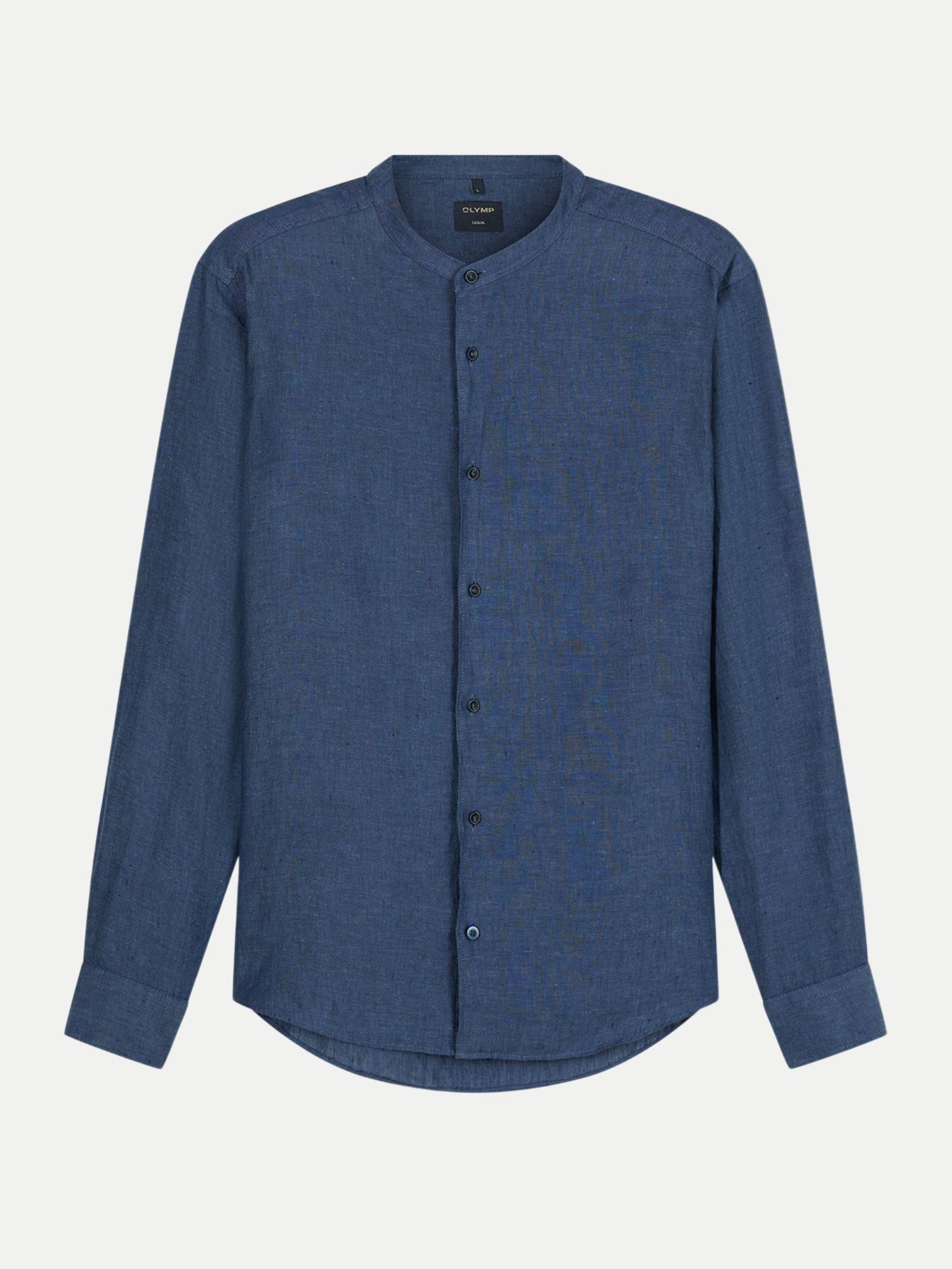 Olymp Leinenhemd Blau L