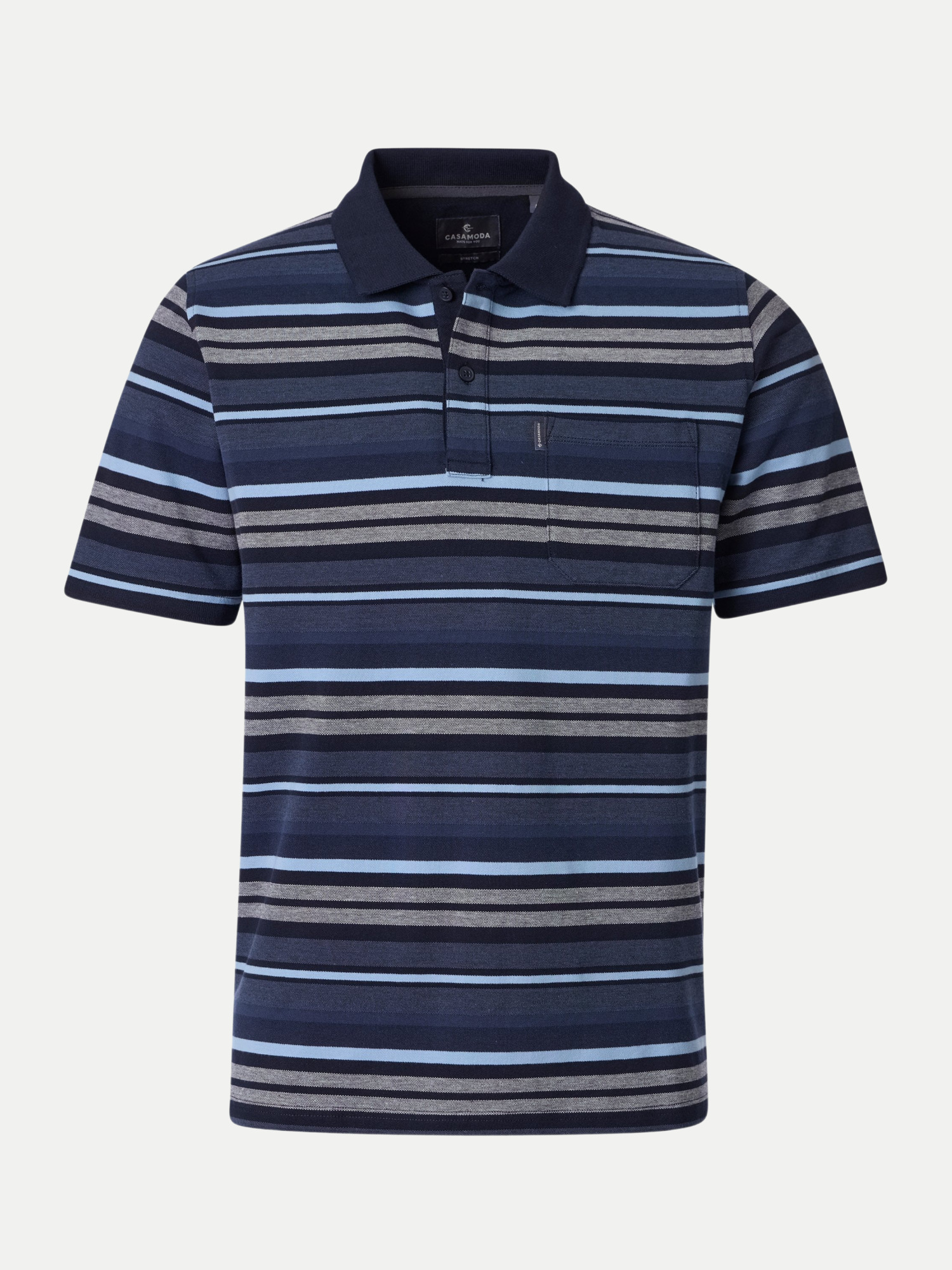 Casamoda Polo-Shirt Blau L