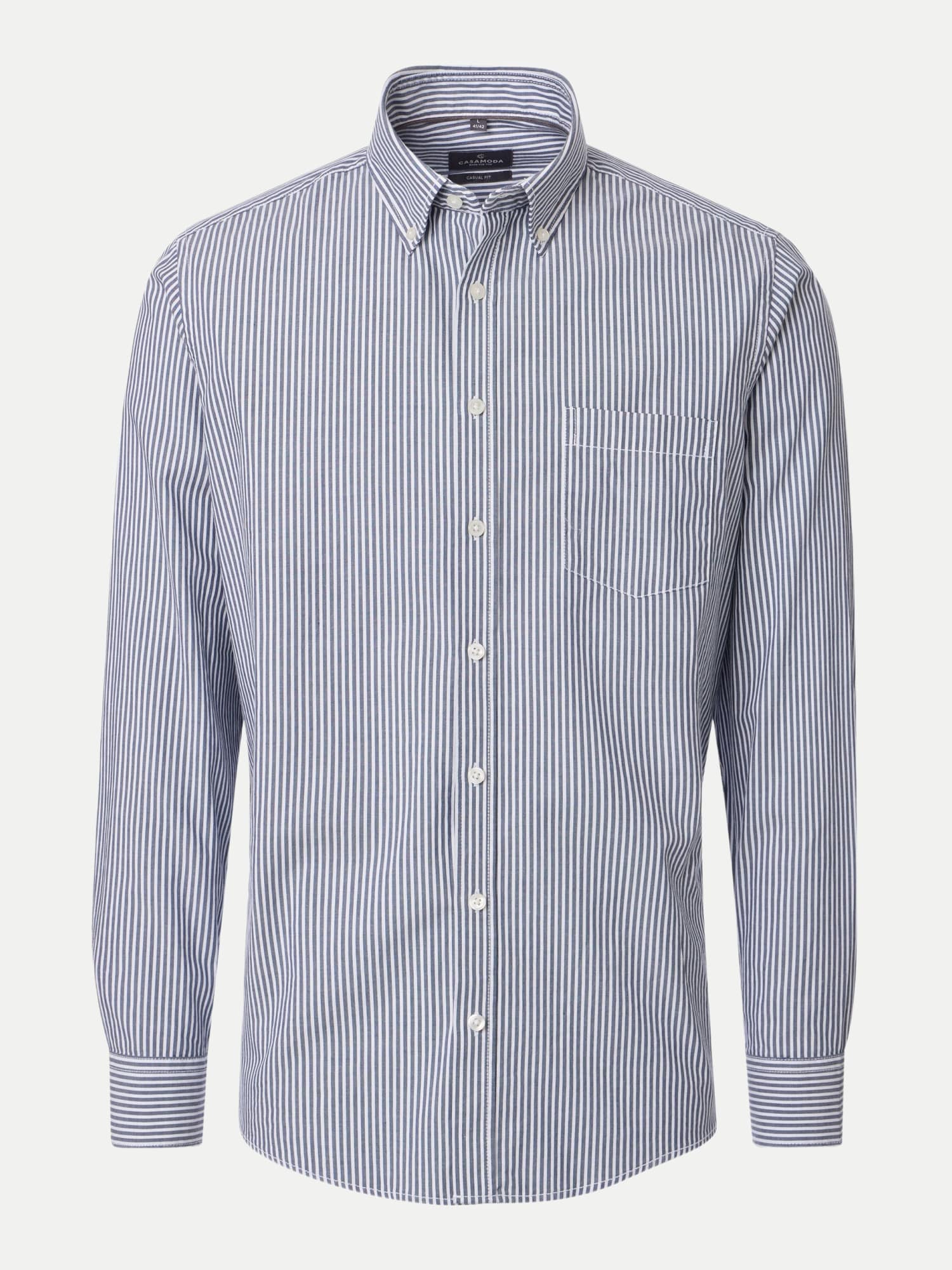 Regular-Fit Freizeithemd Blau XL