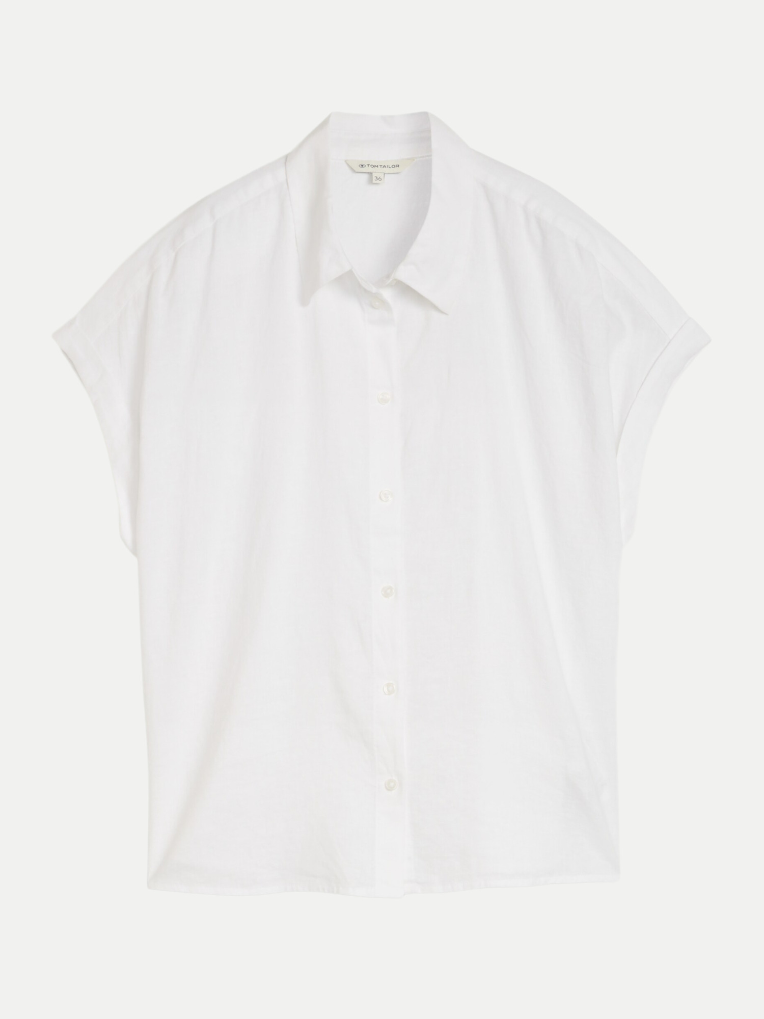 Bluse mit Relaxed-fit Weiß 46