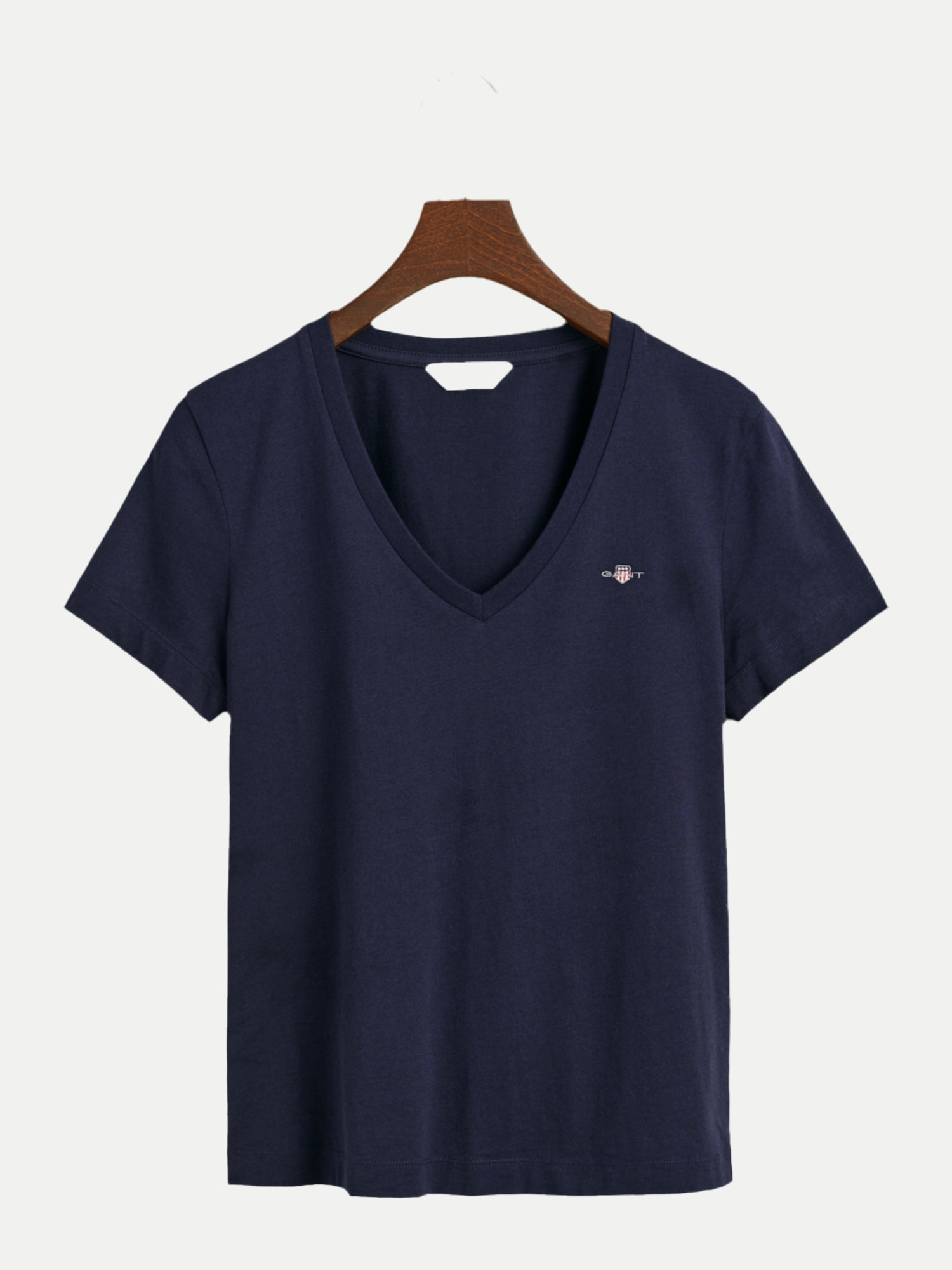 Gant T-Shirt Shield V-Neck Blau M