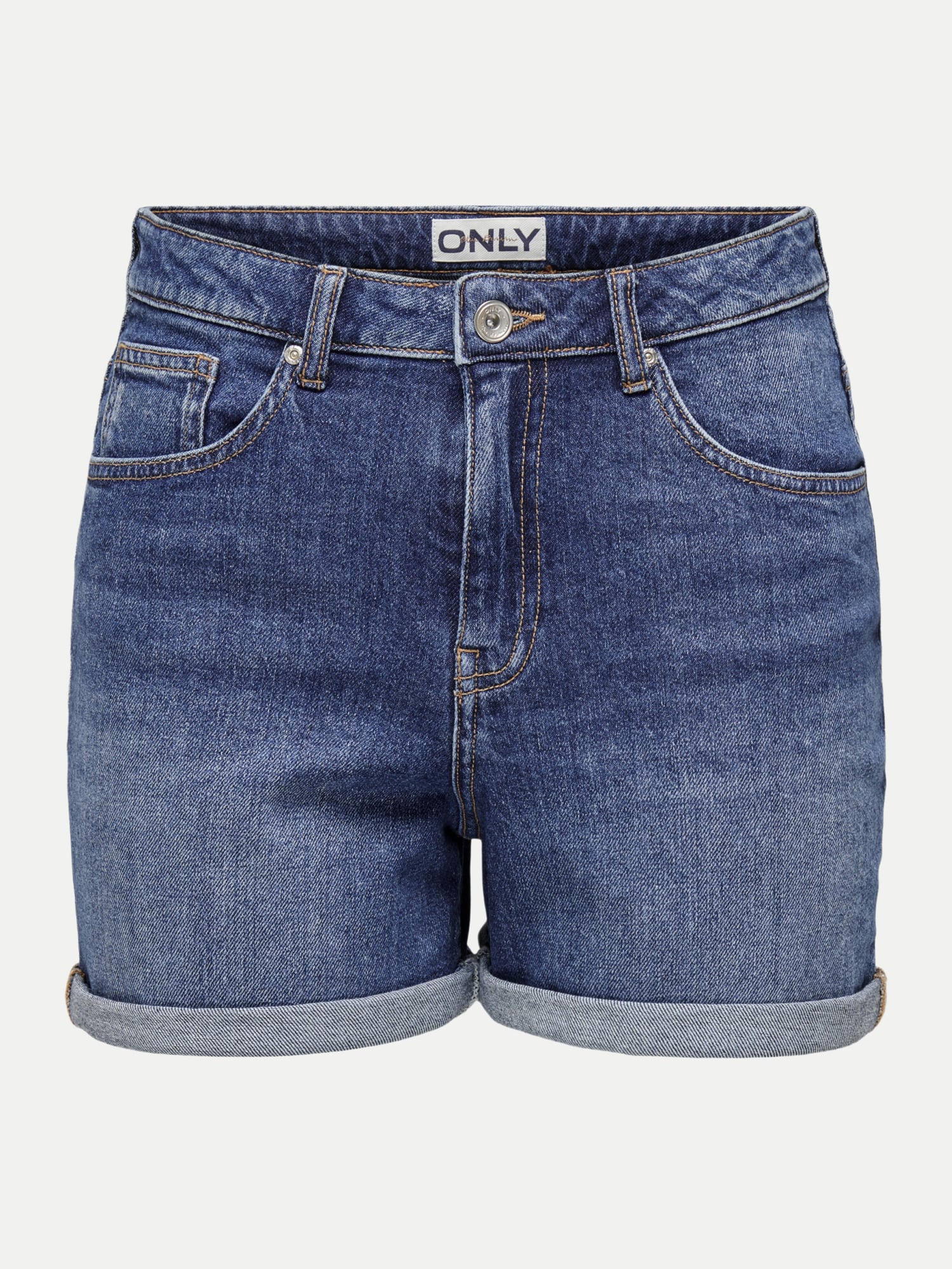 Only Regular-Fit Jeansshorts Blau L