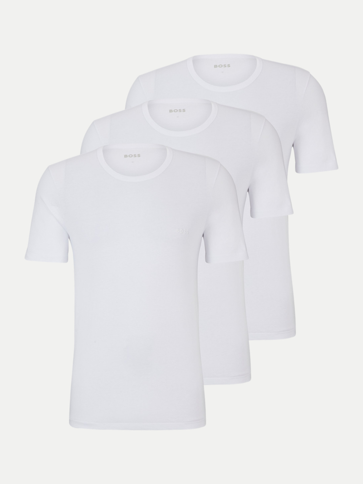 Boss Black T-Shirt 3er-Pack Weiß L