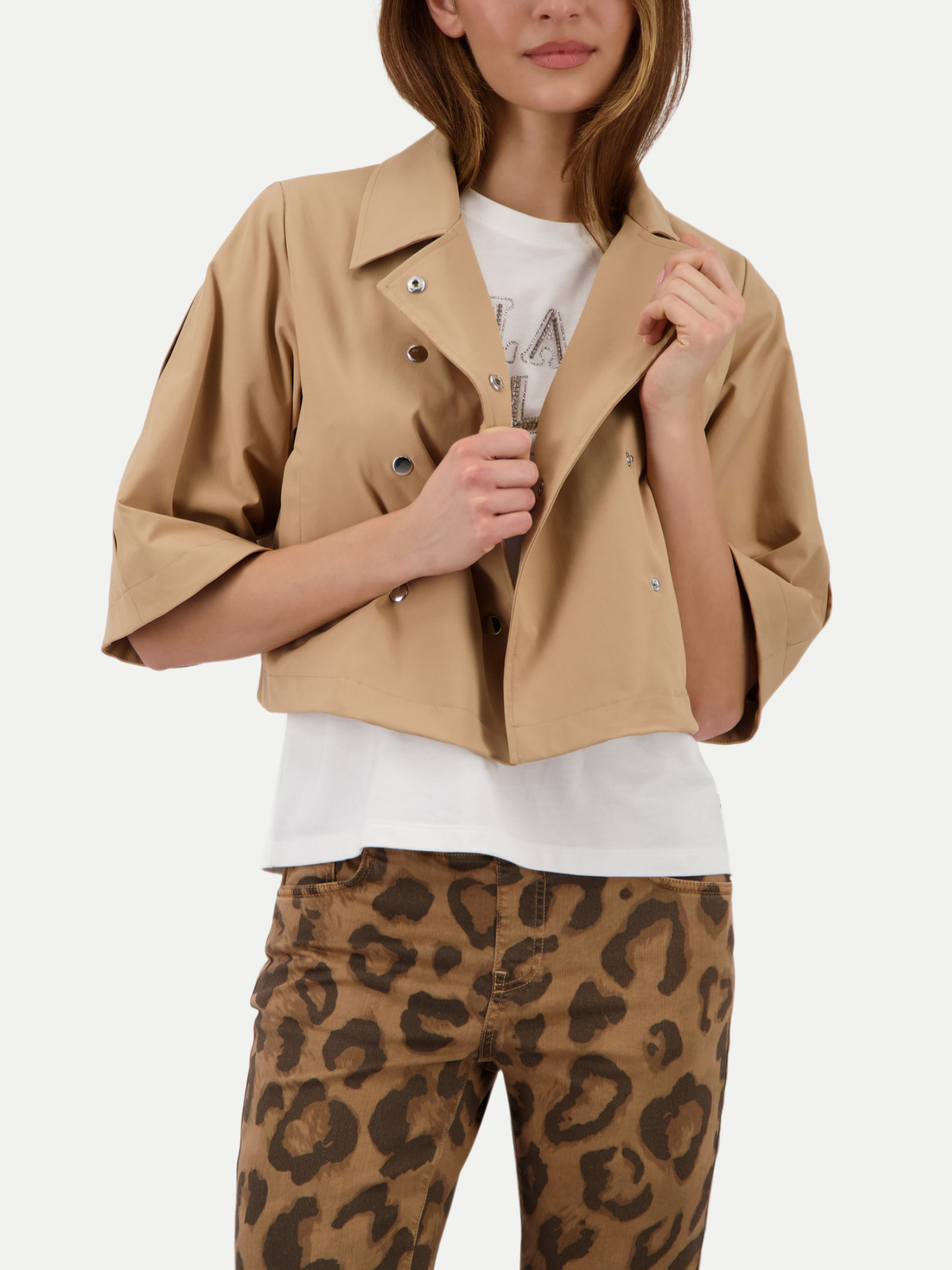 Monari Trenchcape Beige 42
