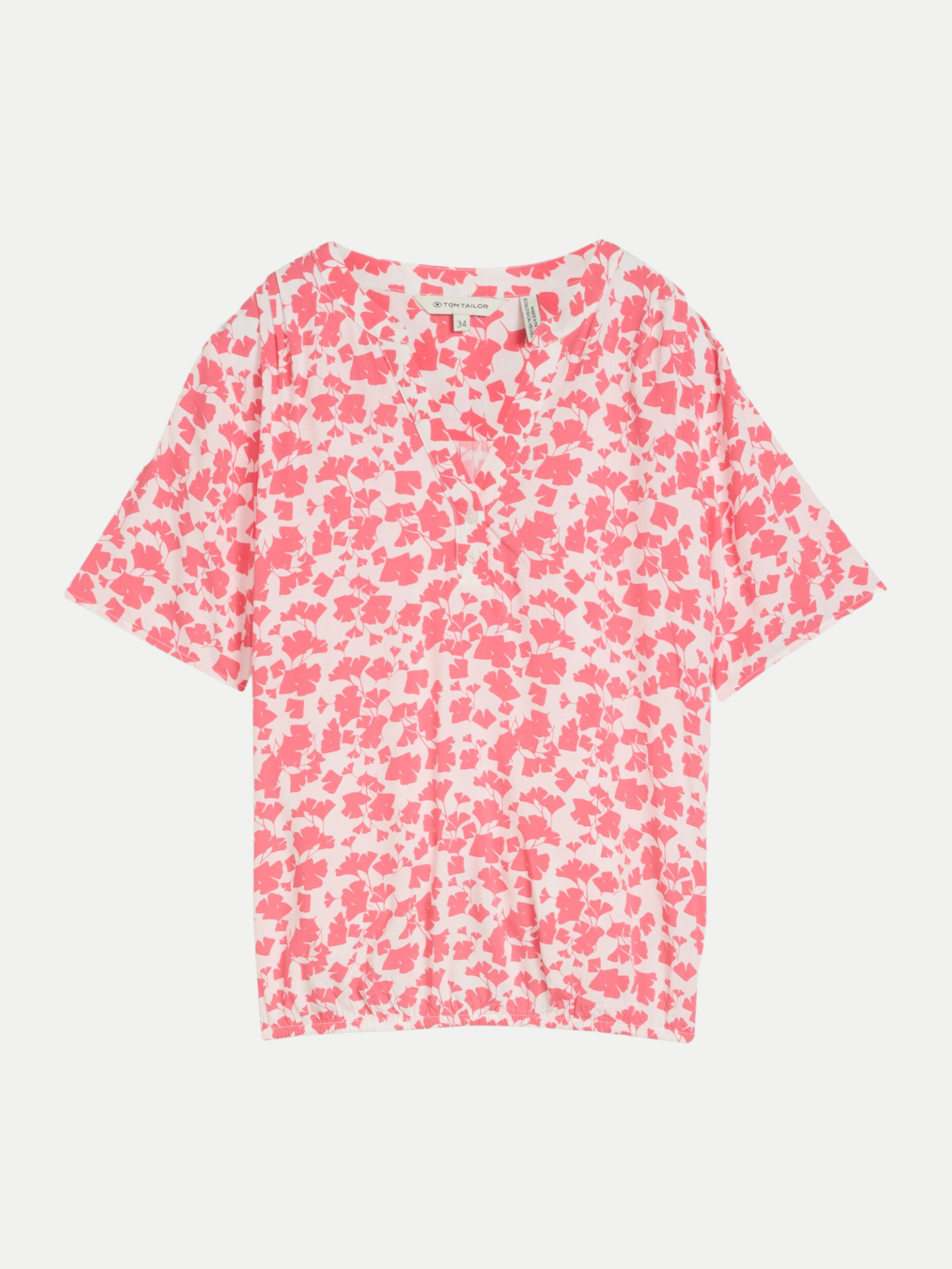 Bluse mit Floral Muster Mehrfarbig 40