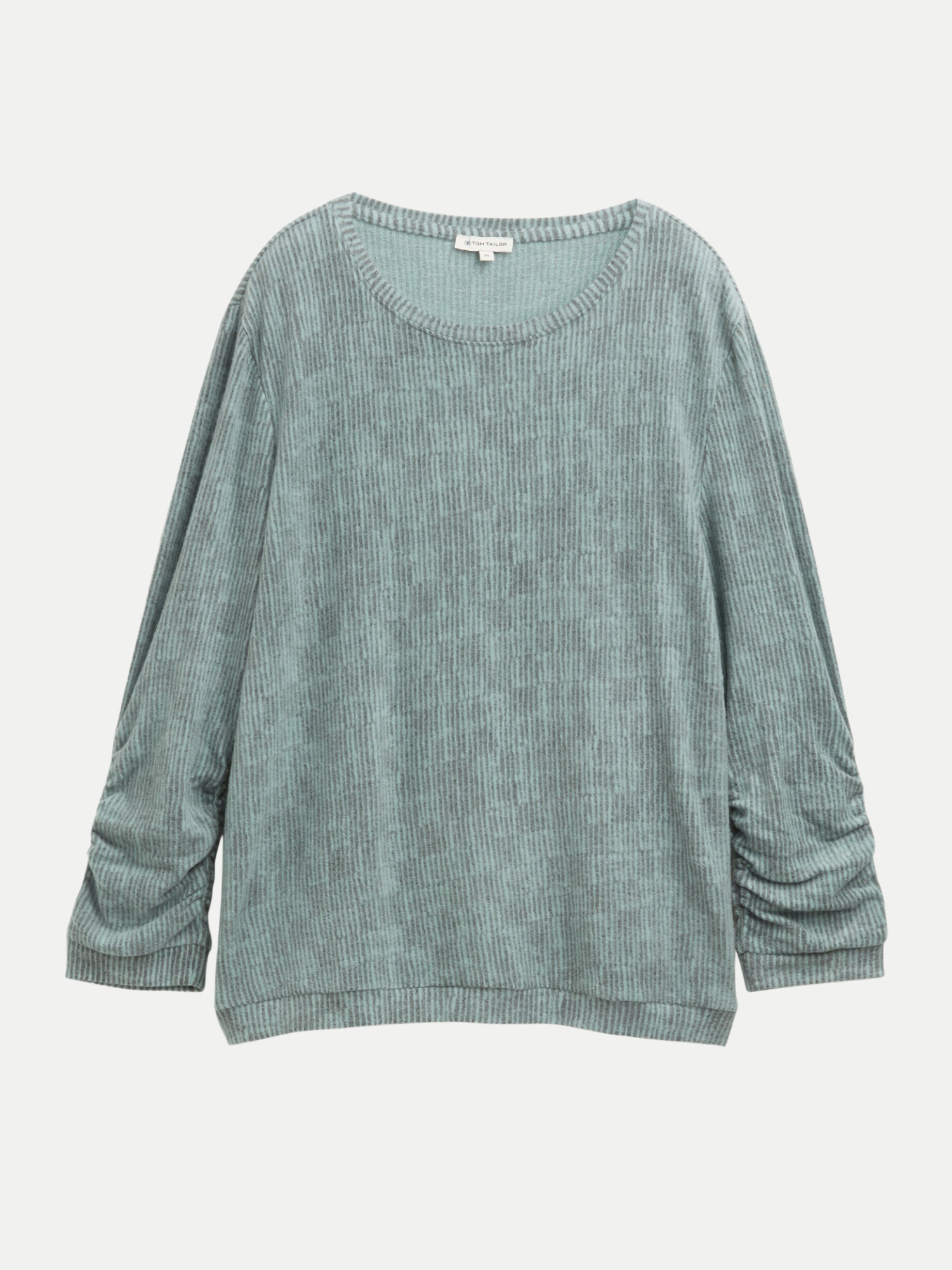 Langarmshirt mit Print Blau L