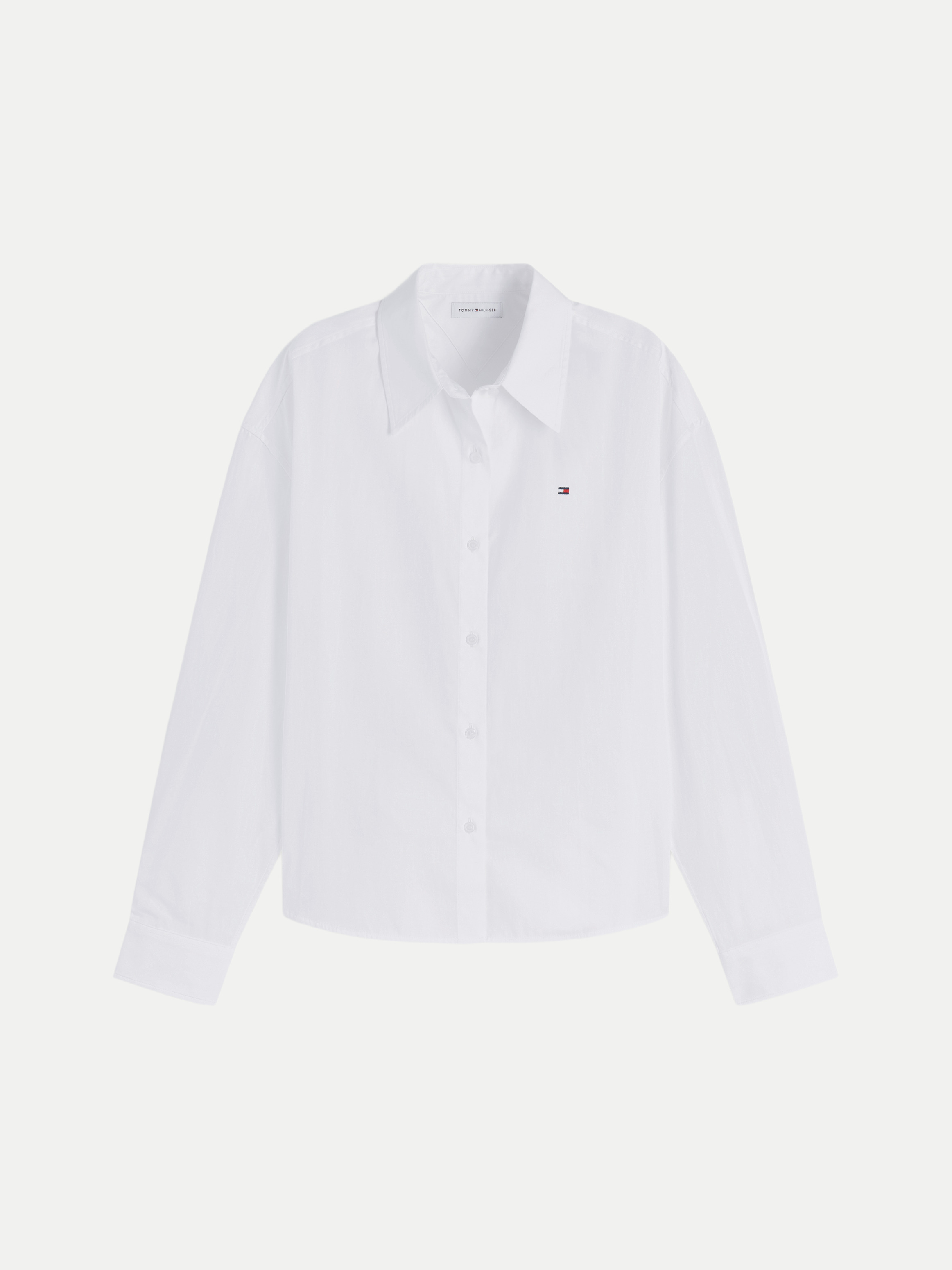 Boxy- Fit Bluse Weiß 44