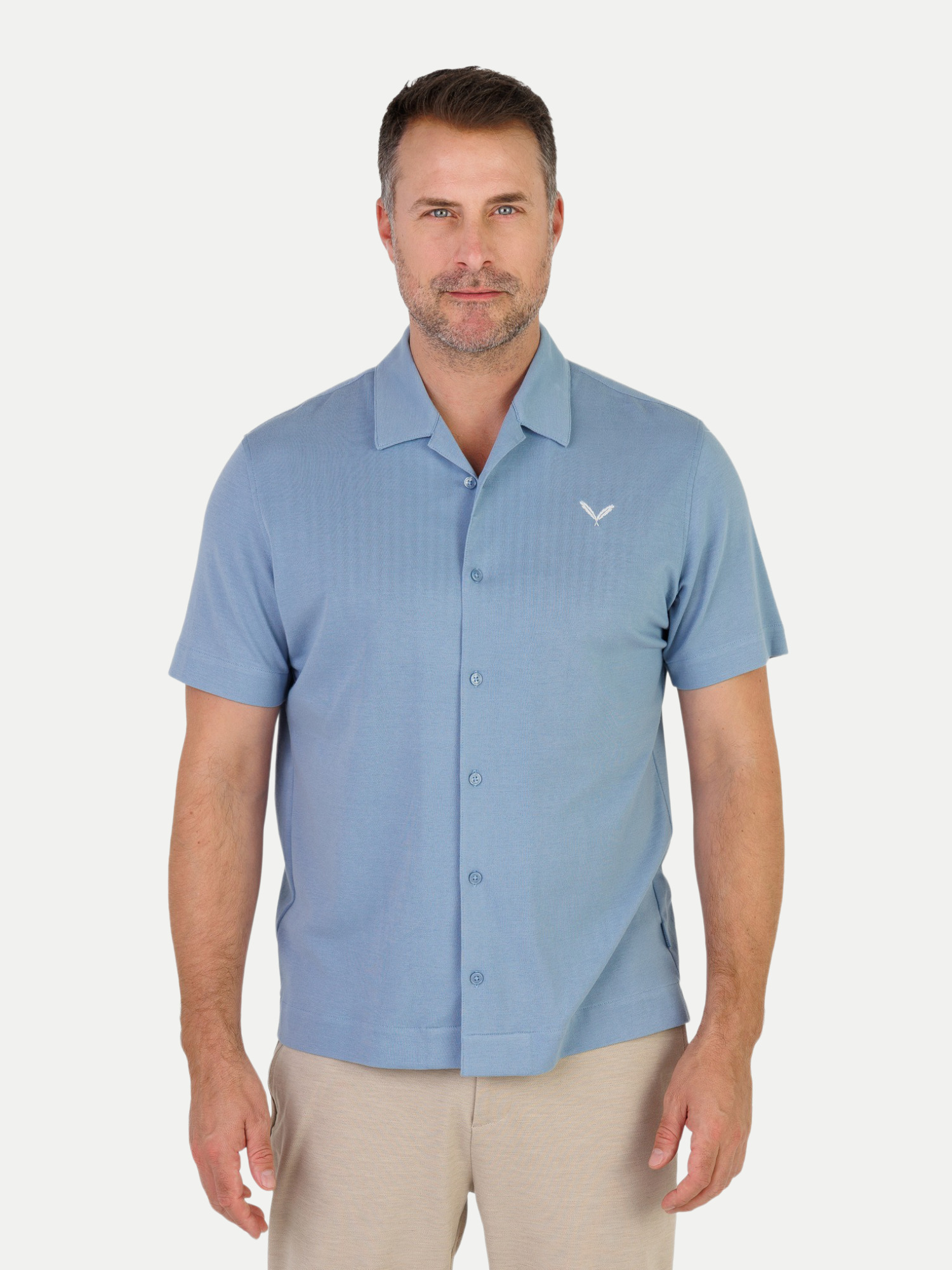 Shirt Tim Hemdzko Blau M