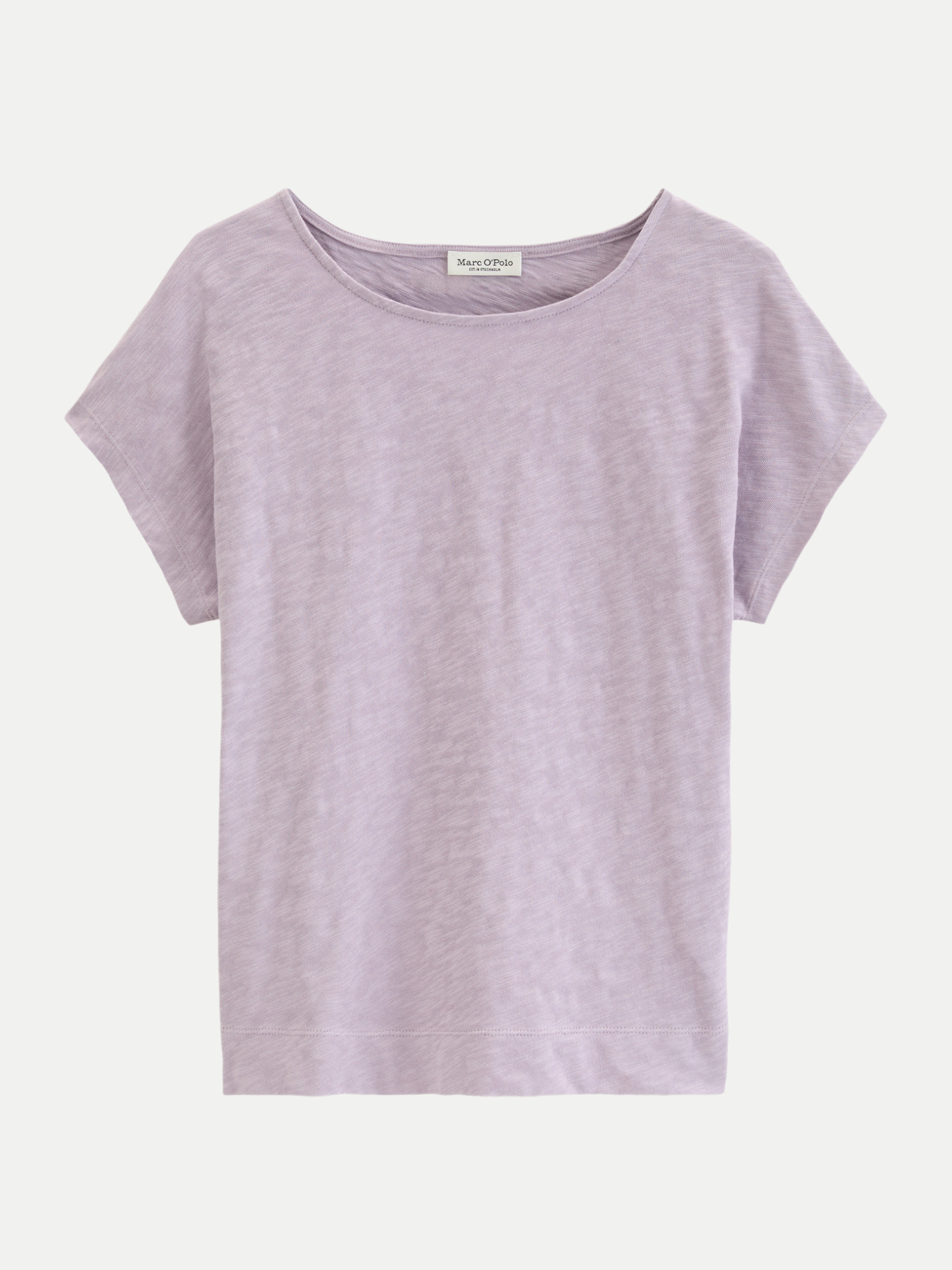 Marc O' Polo Shirt mit U-Boot-Ausschnitt Violett S