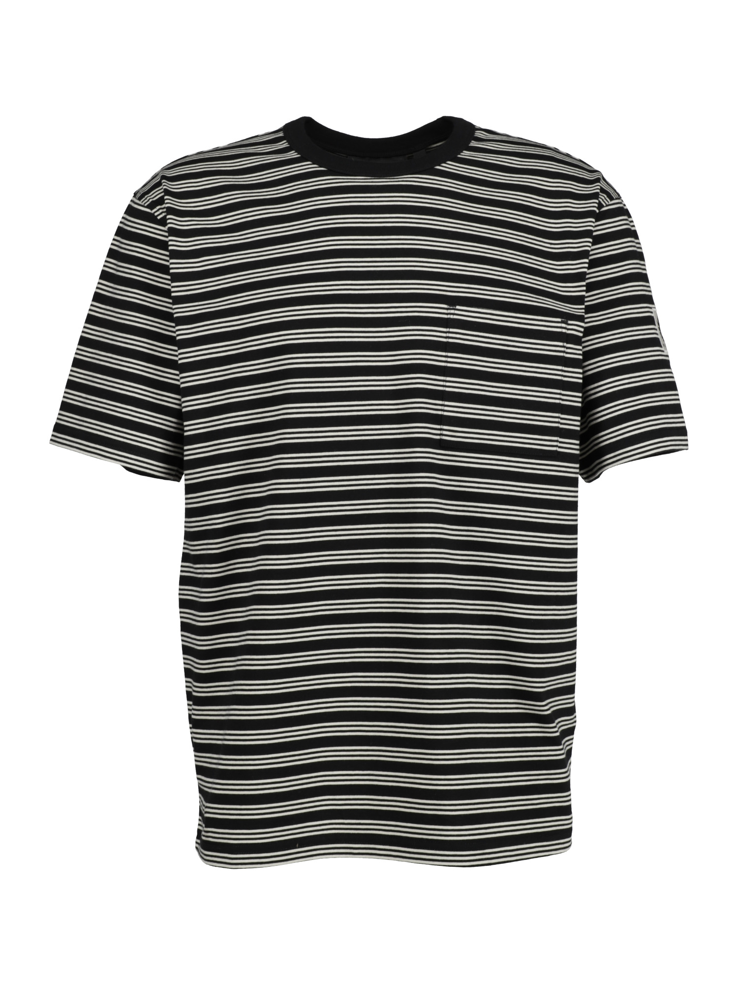 Streifenshirt Drum Schwarz L