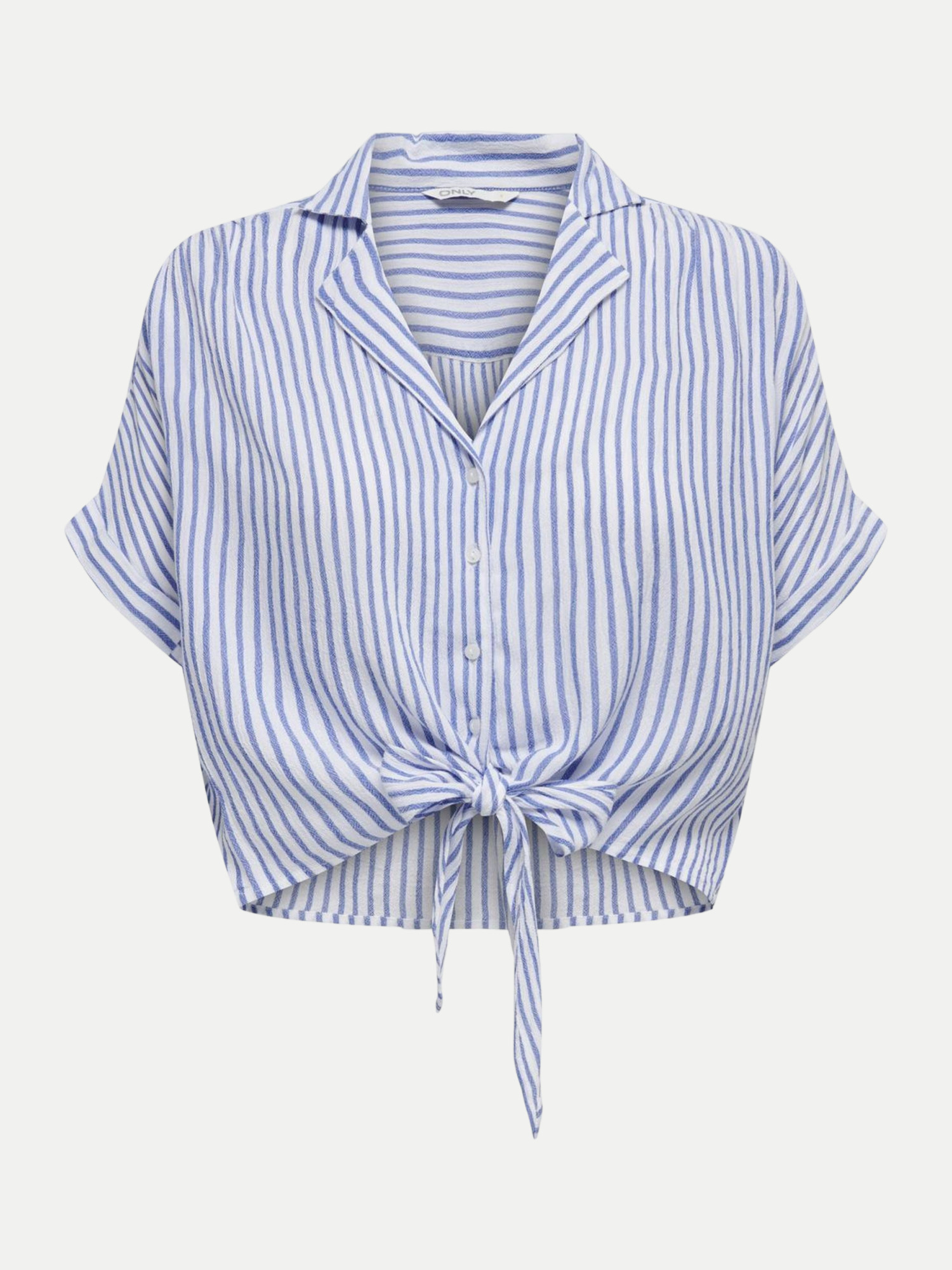 Only Kurzarmbluse Paula Blau M