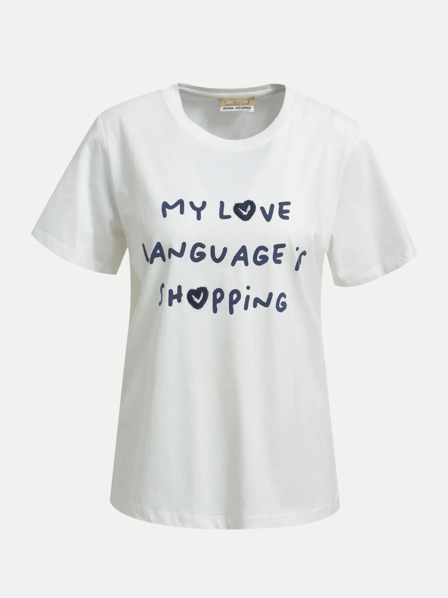 T-shirt mit Regular-fit Weiß XL