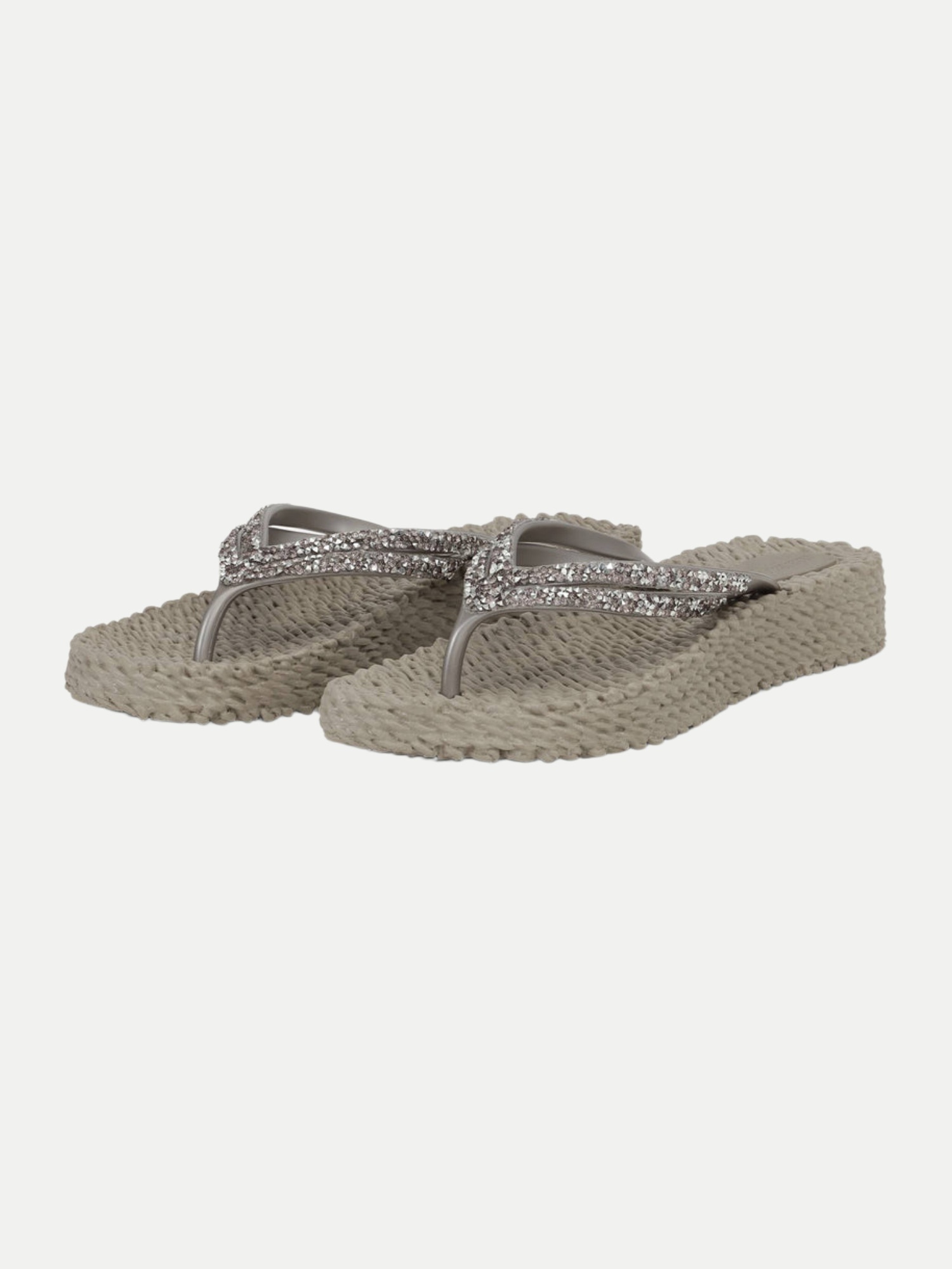 Flip Flop mit Platform Beige 40