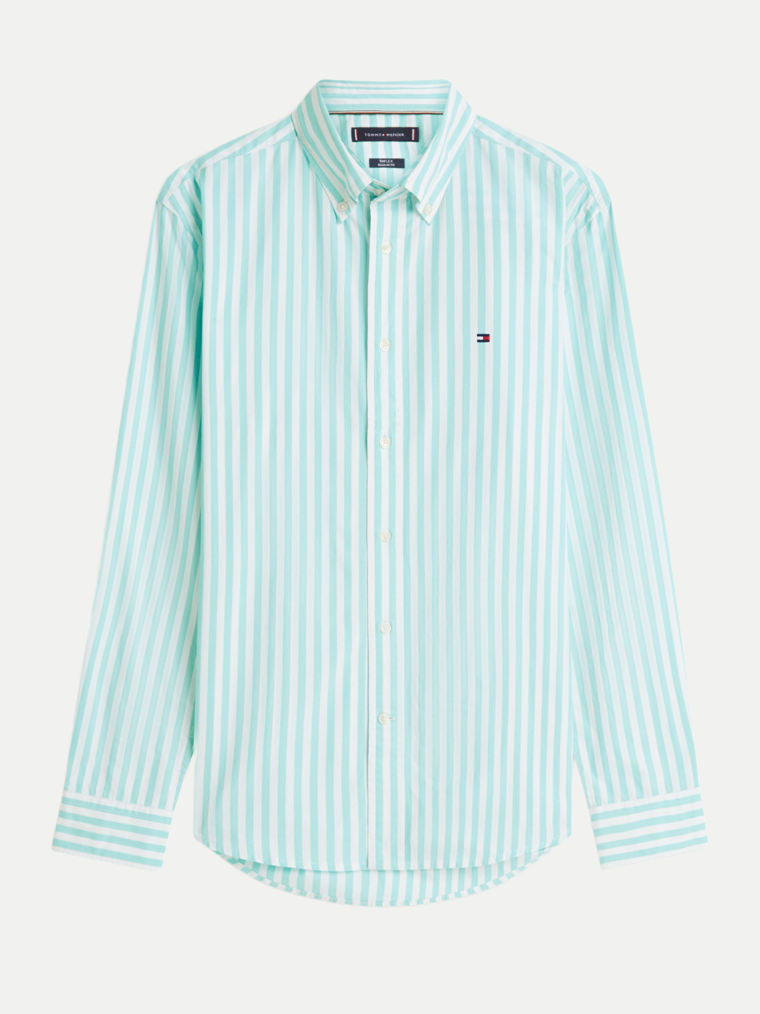 Regular-Fit Popeline-Hemd Mehrfarbig S