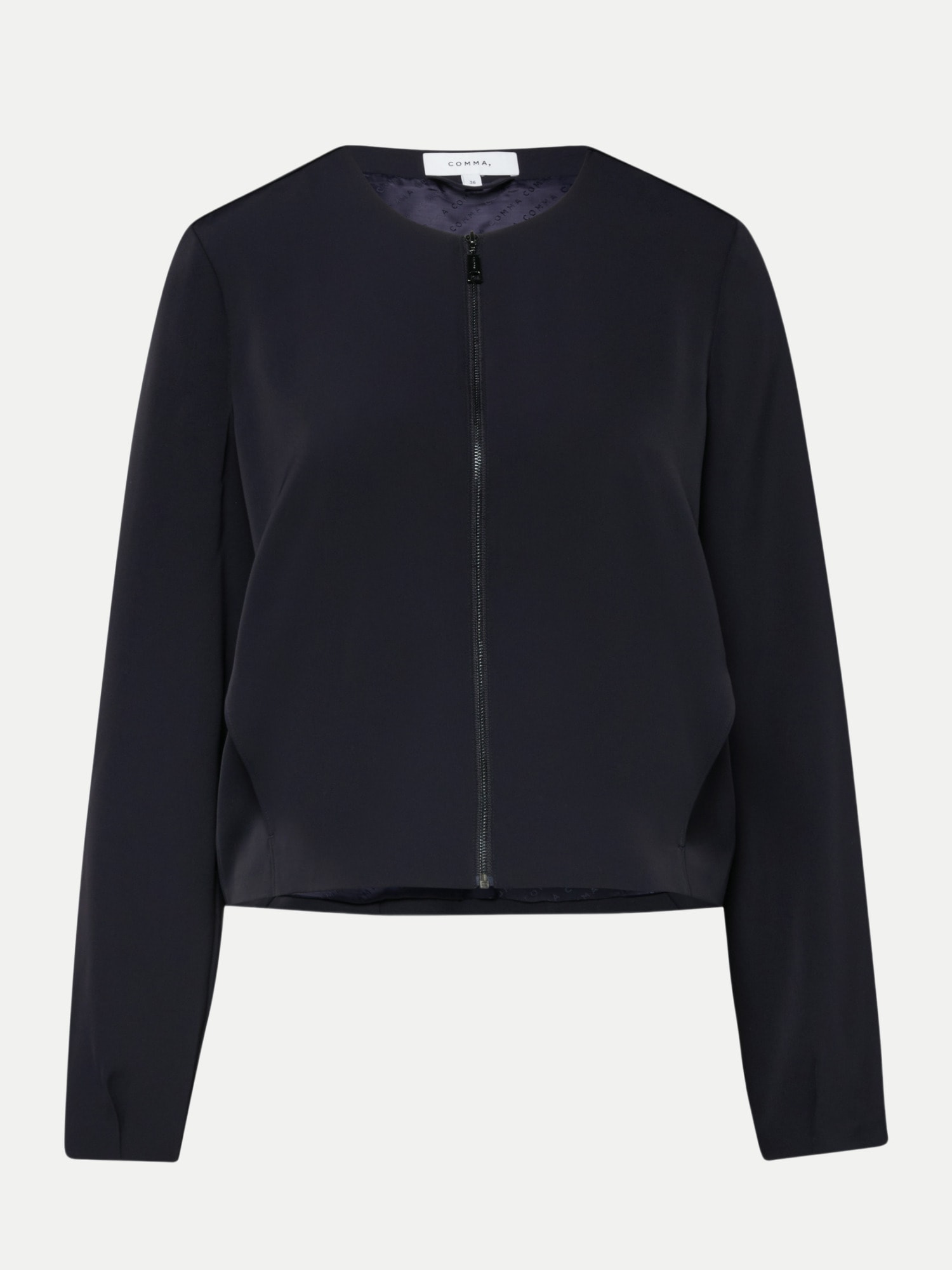 Comma Boxy-Fit Blouson Schwarz 34