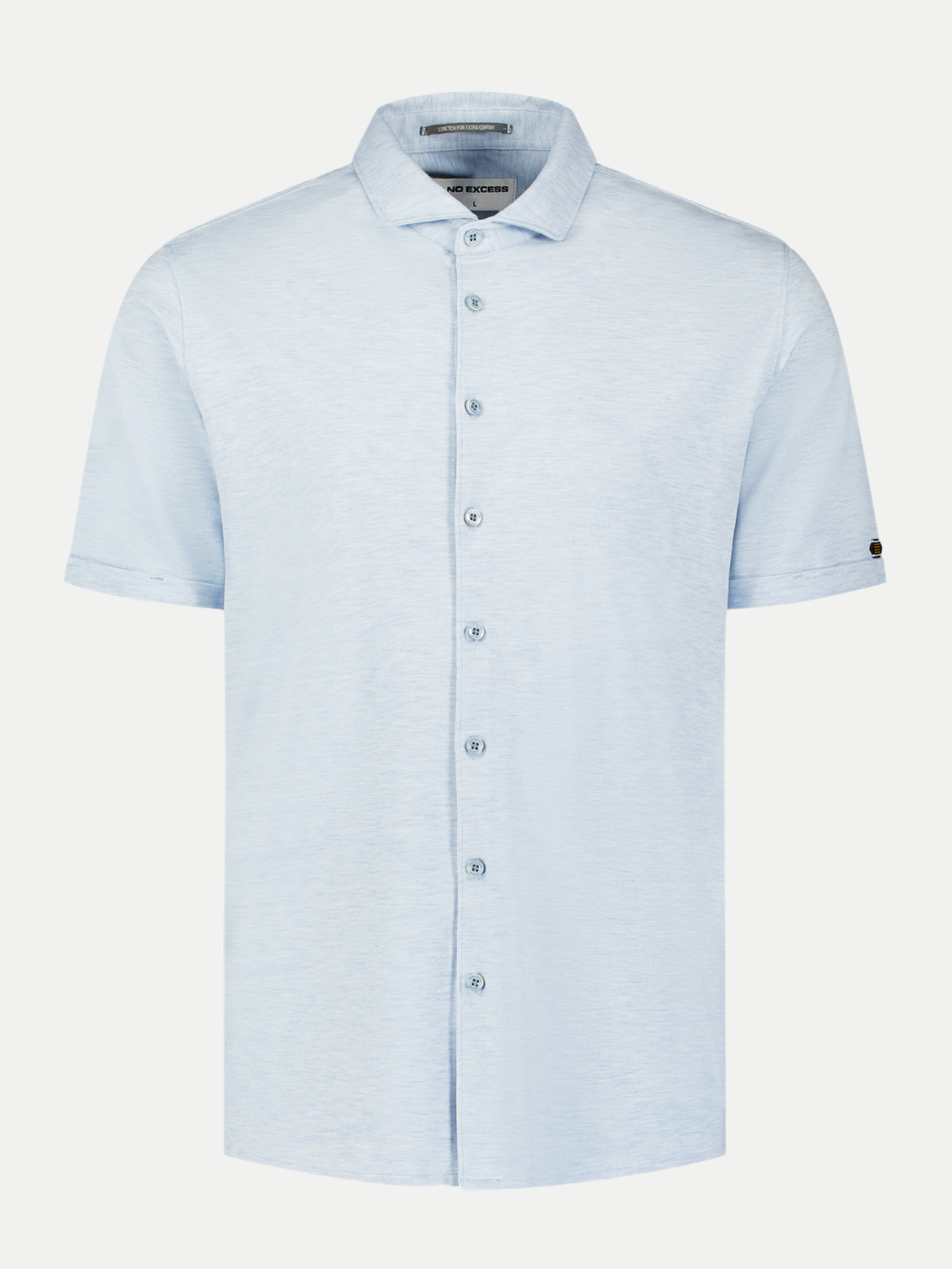 No Excess Kurzarmshirt Blau M