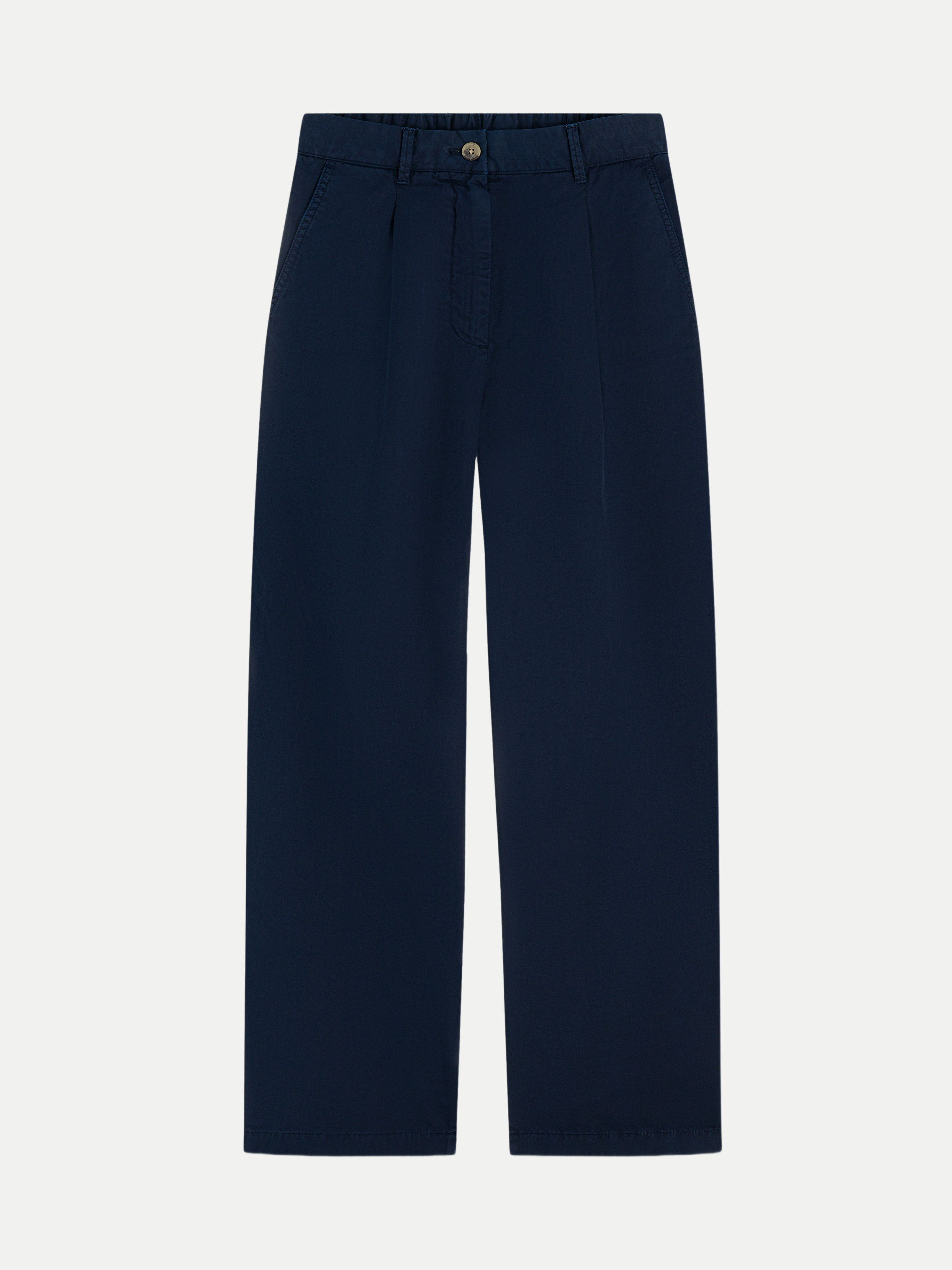 Barrel- Leg Chino Blau 38