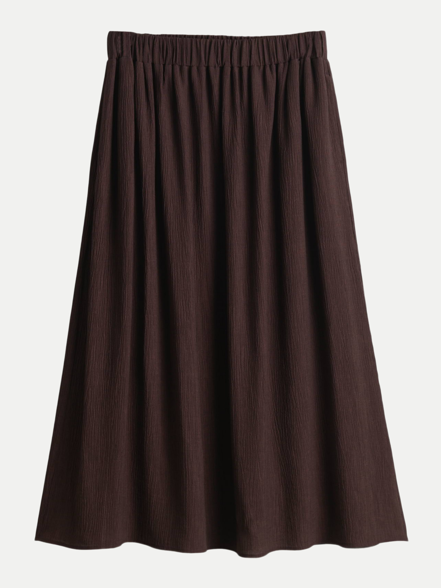 Midirock Romie mit Crinkle Struktur Braun 40