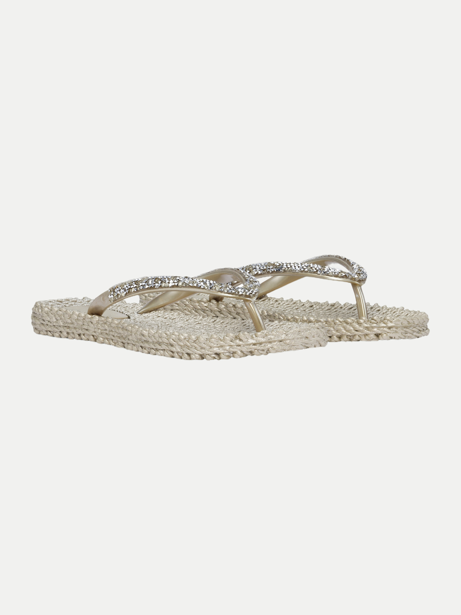 Flip Flops Cheerful mit Schmucksteinen Grau 41