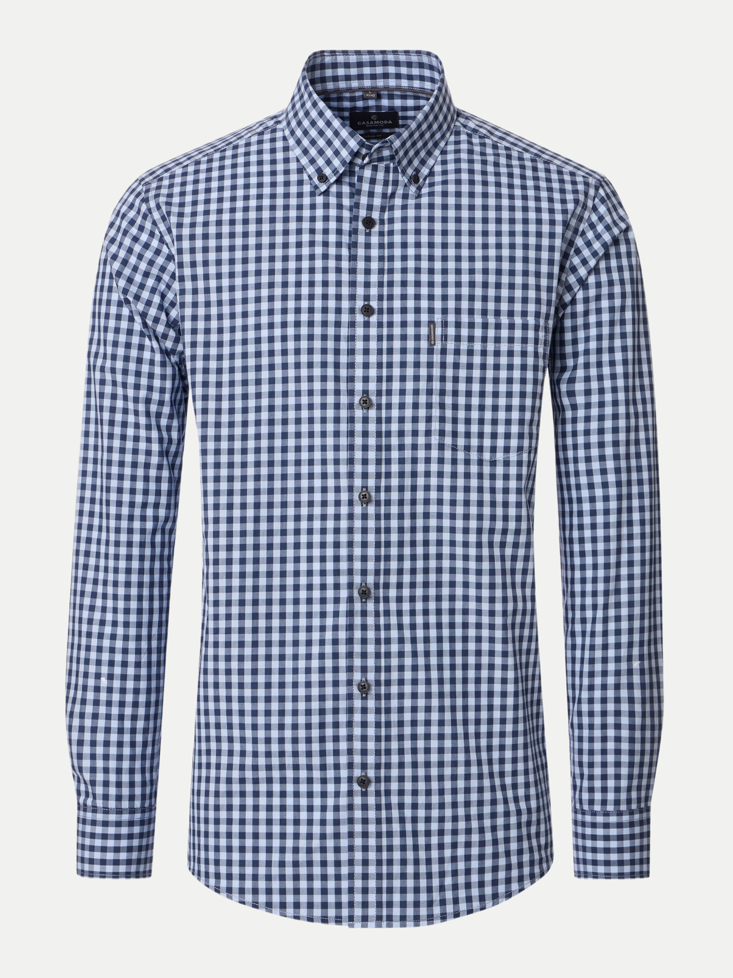 Casamoda Hemd kariert Blau XL