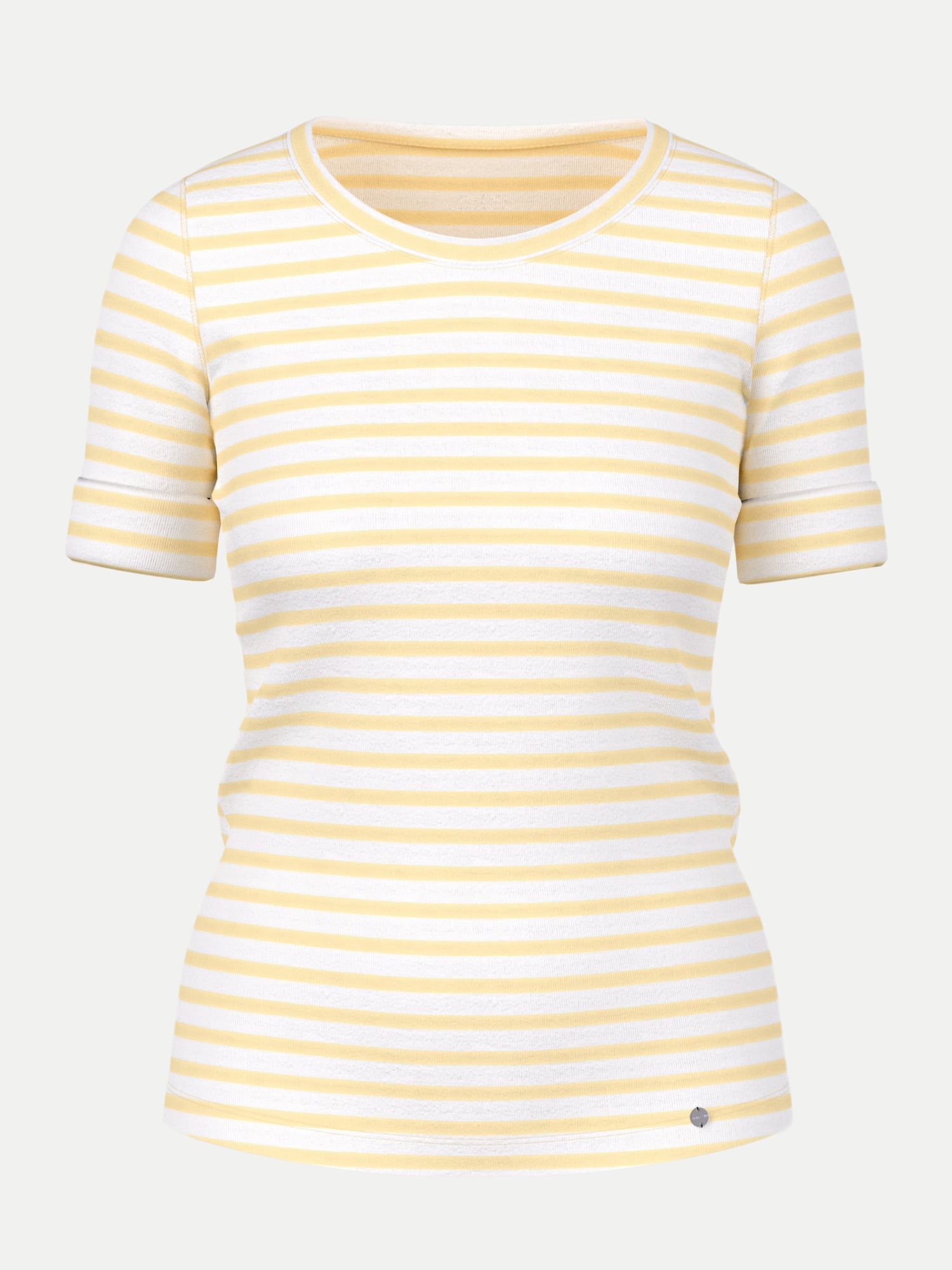 Cain Gestreiftes T-Shirt Gelb 36