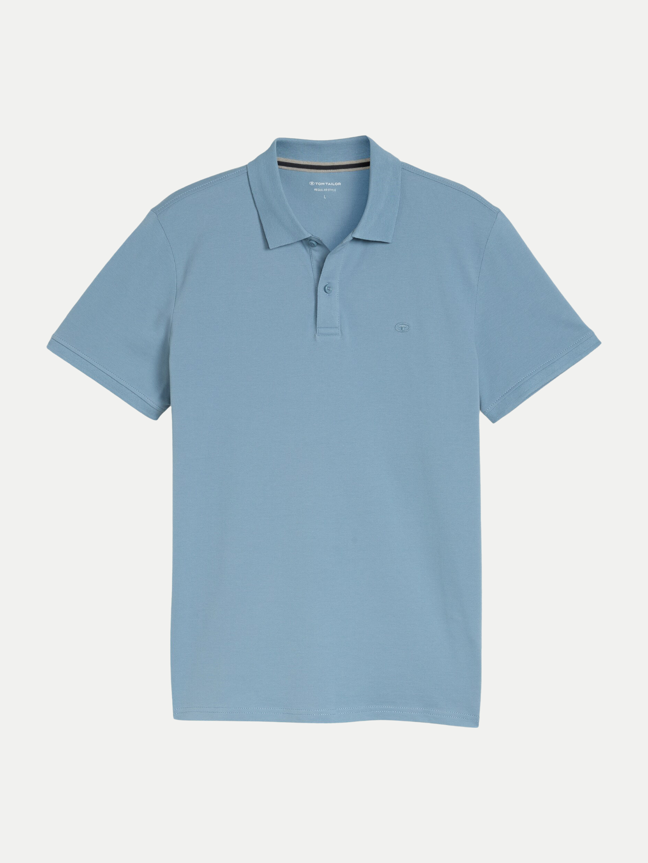 Basic Poloshirt Blau L