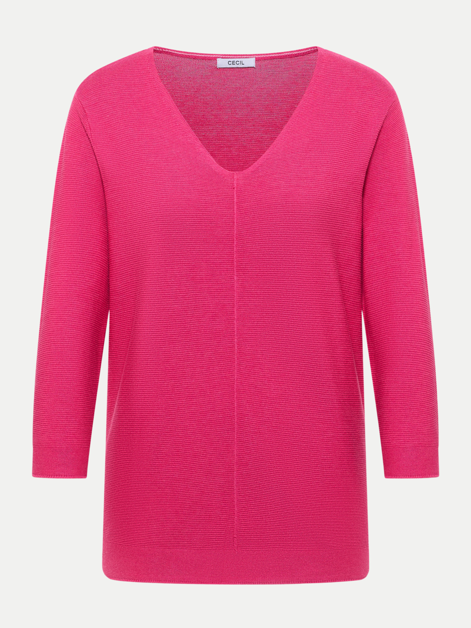 Cecil Strukturpullover Pink XXL